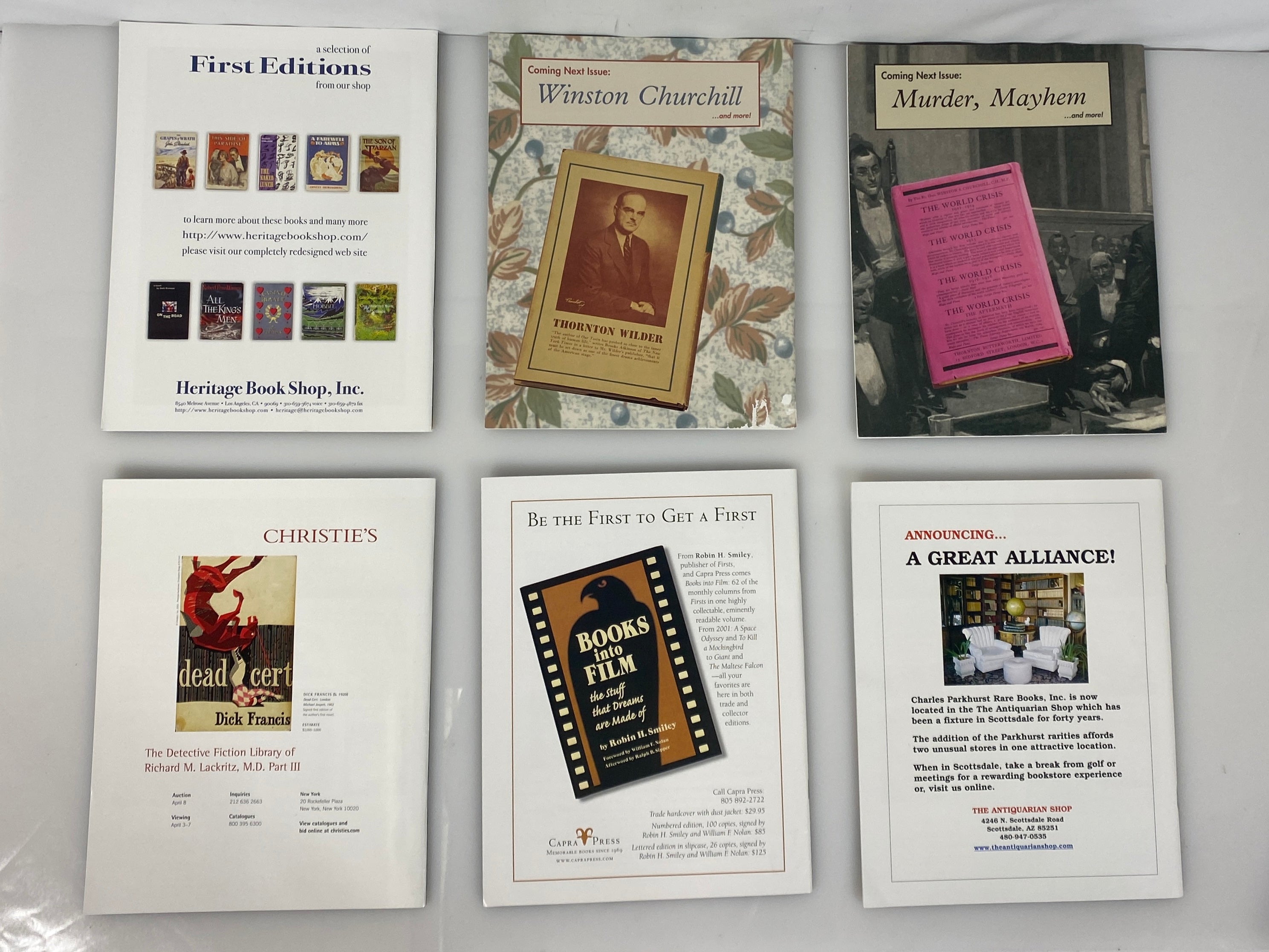 Lot of 10 Firsts Book Collector's Magazine (2003 Full Year)