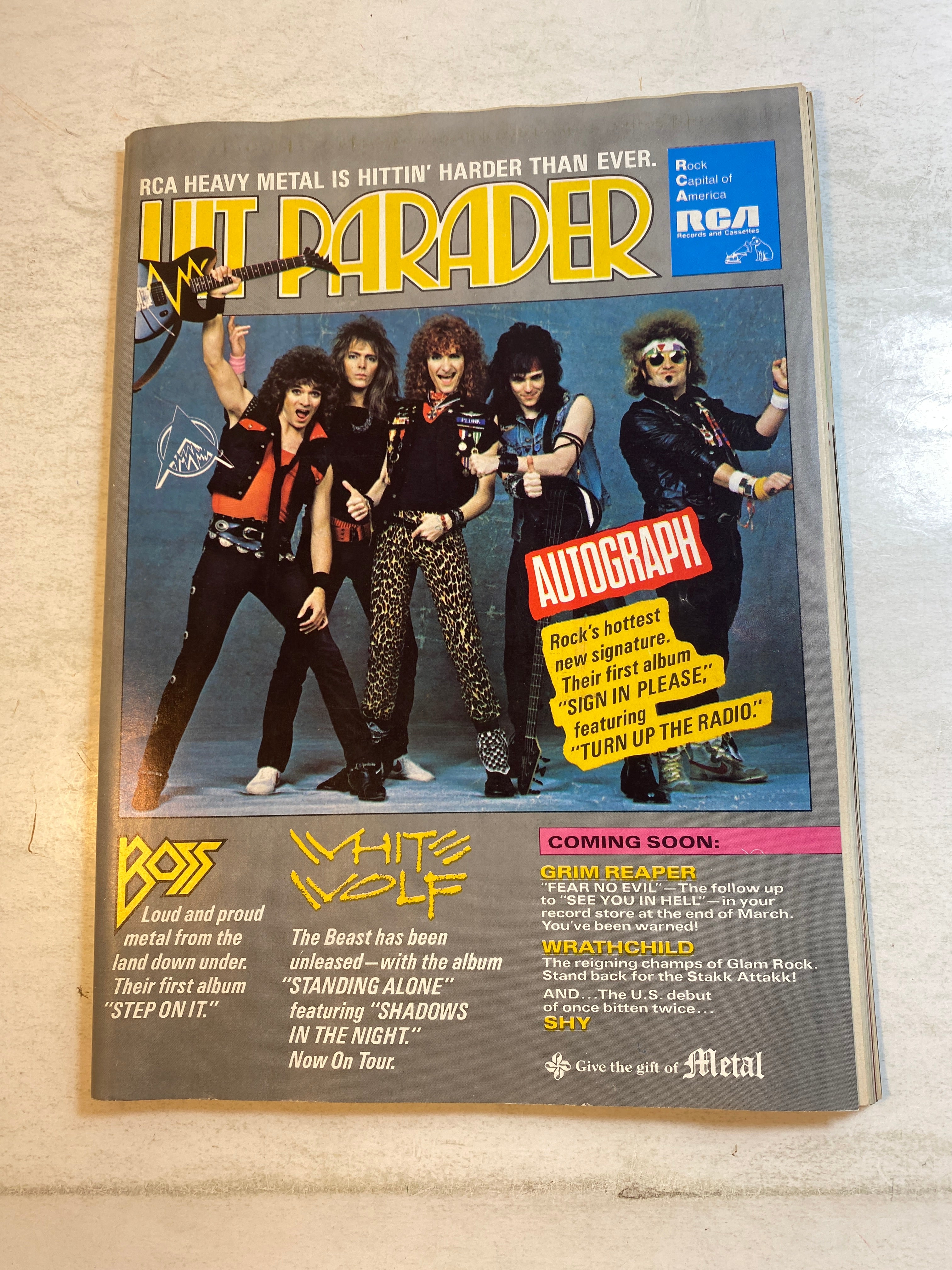 Hit Parader Magazine May 1985 Judas Priest Vs. Iron Maiden
