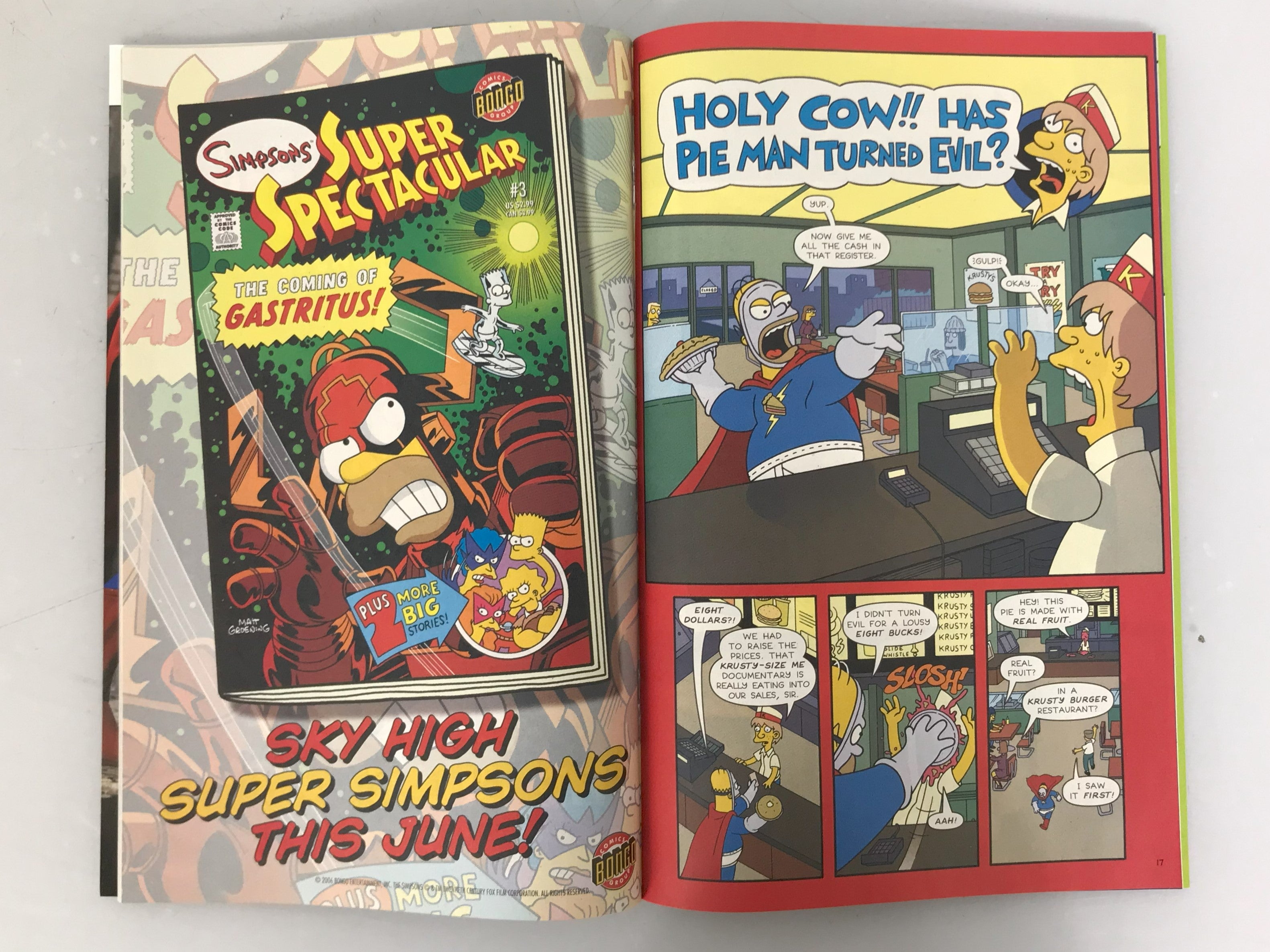 Lot of 2 Simpsons Bongo Comics Free Comic Book Day 2018
