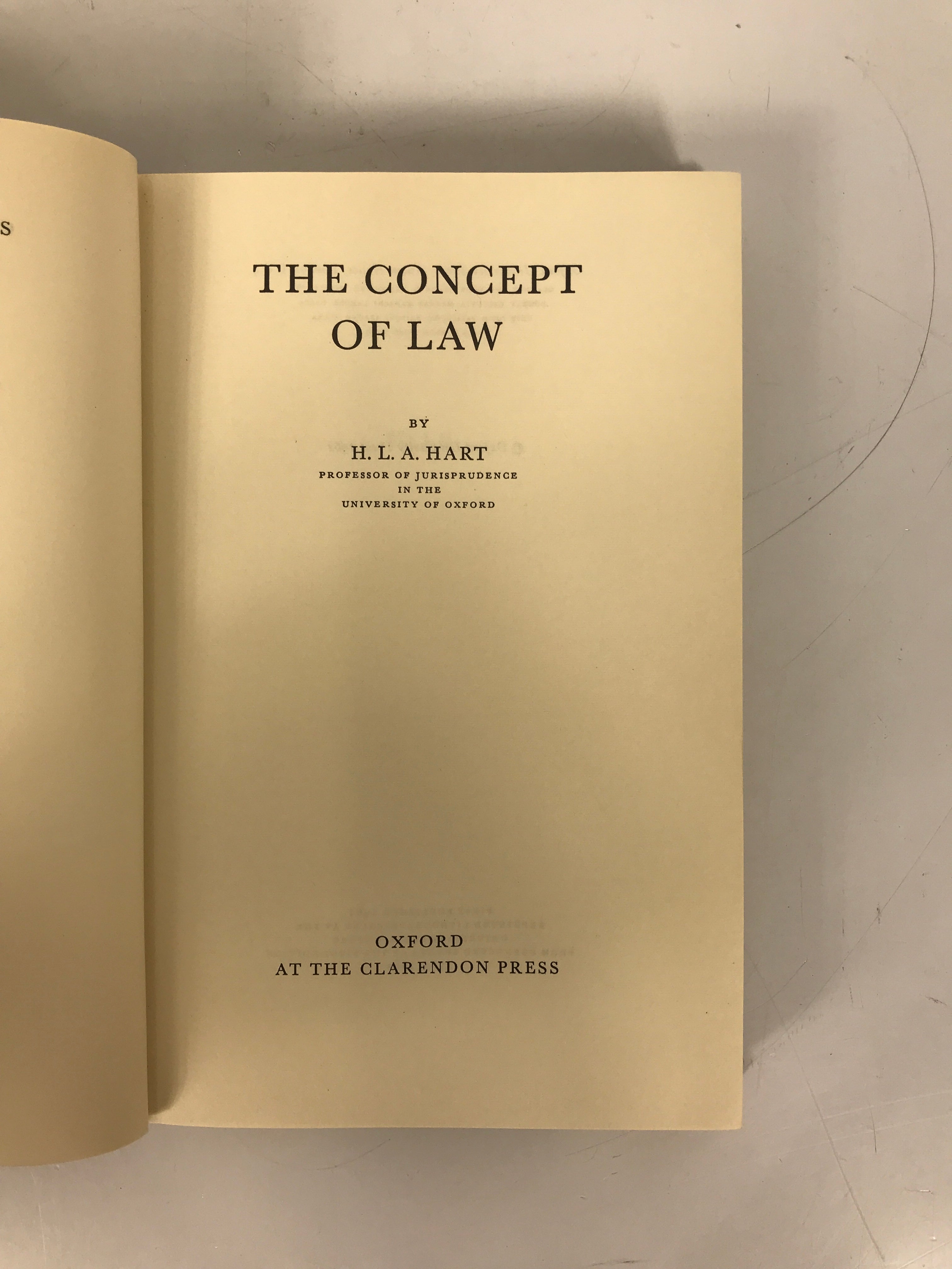 The Concept of Law by H.L.A. Hart 1965 Vintage HC