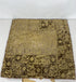 Vintage Persian Velvet Patterned Wall Decoration 25x25