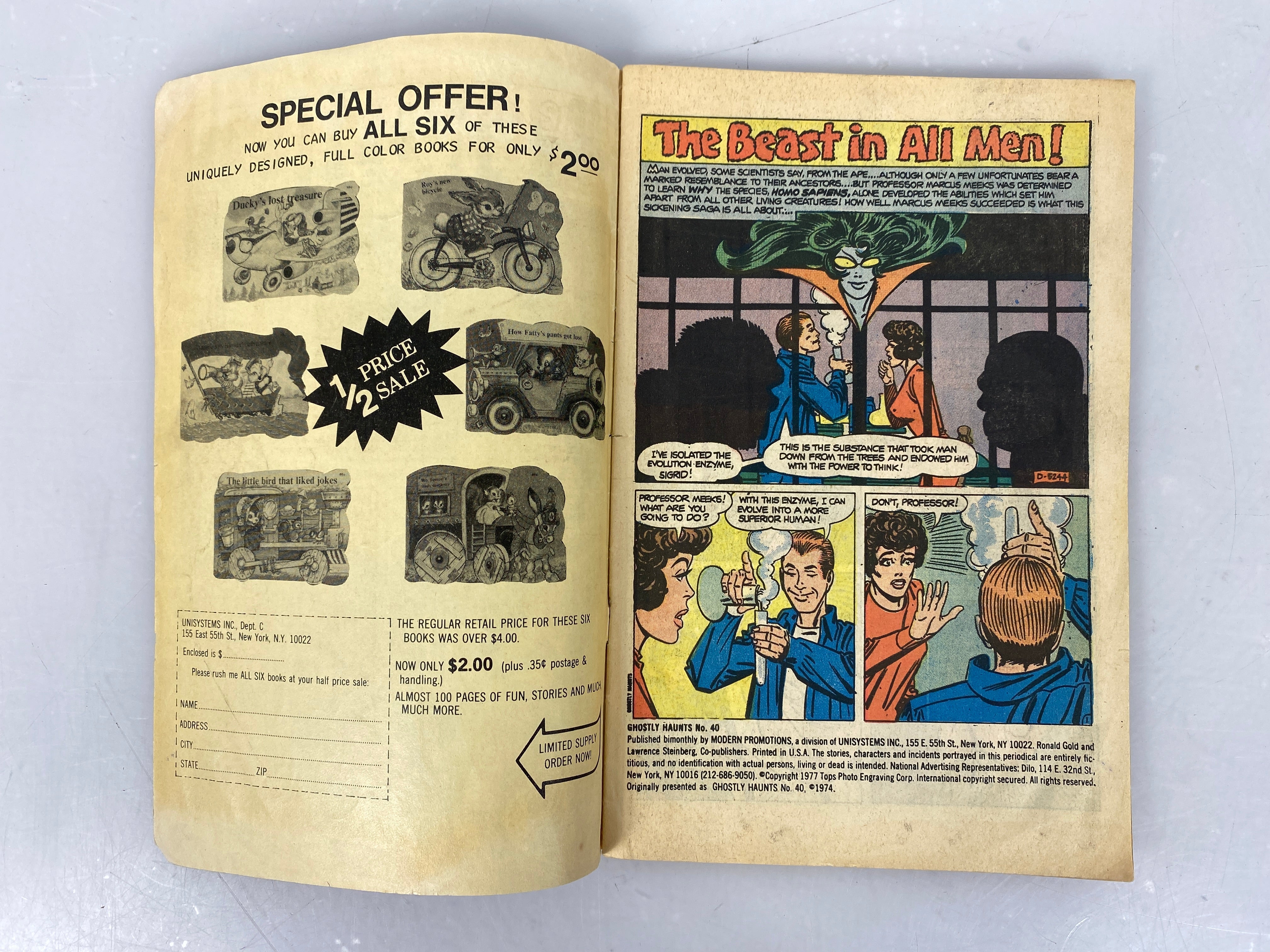 Ghostly Haunts No. 40 1977 Modern Comics (Charlton Variant)