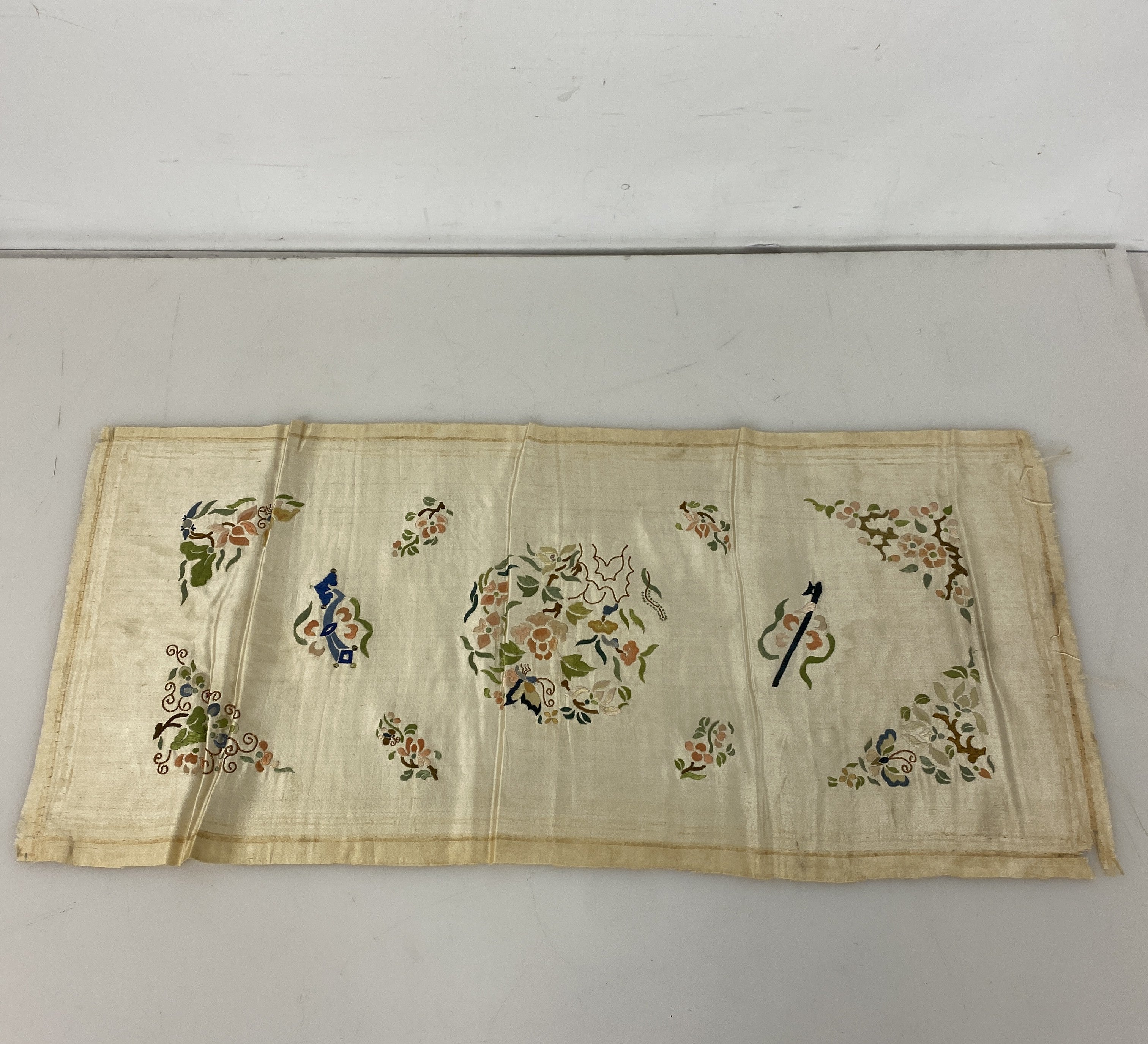 Vintage Chinese Embroidery 26x12