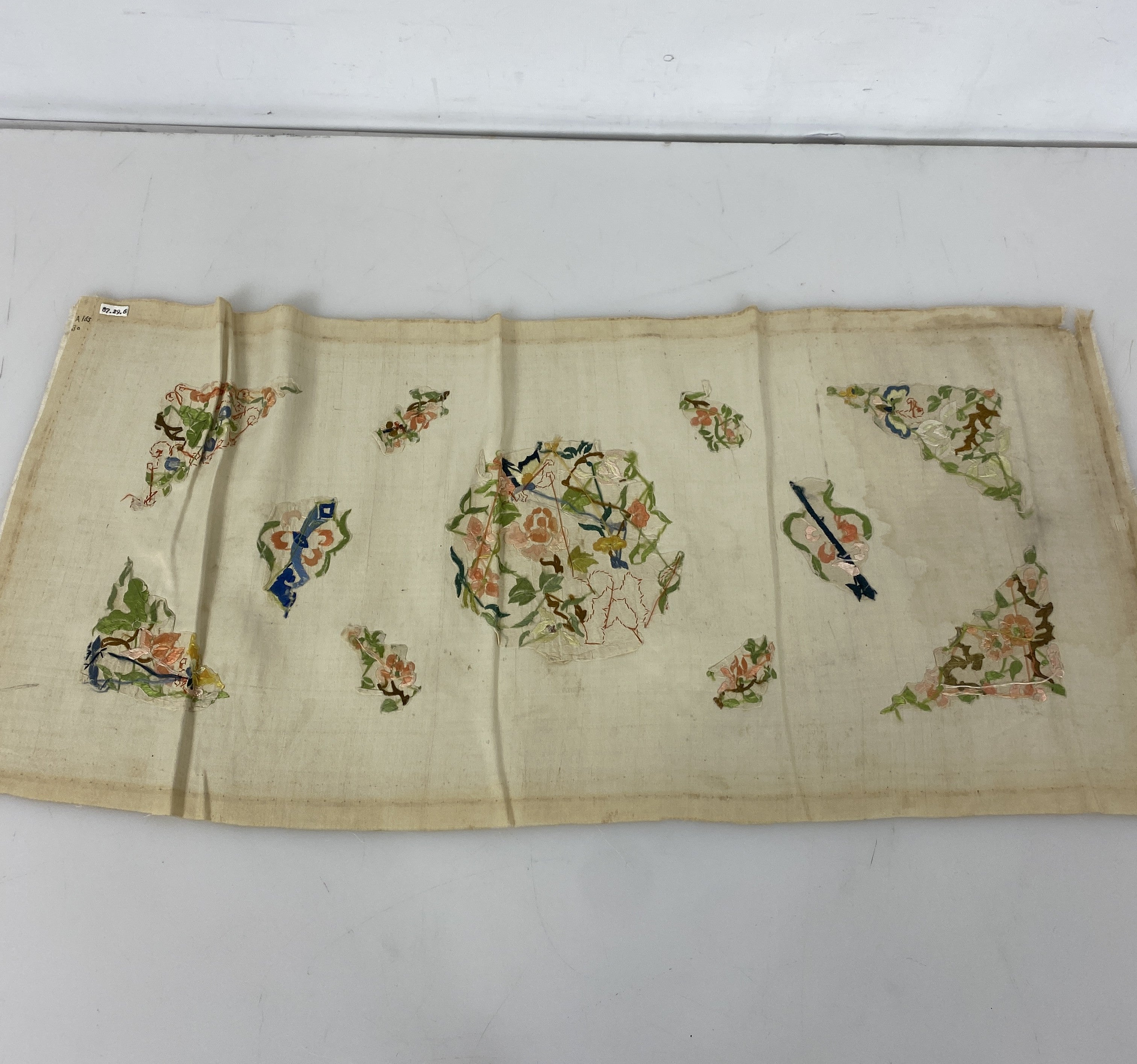 Vintage Chinese Embroidery 26x12