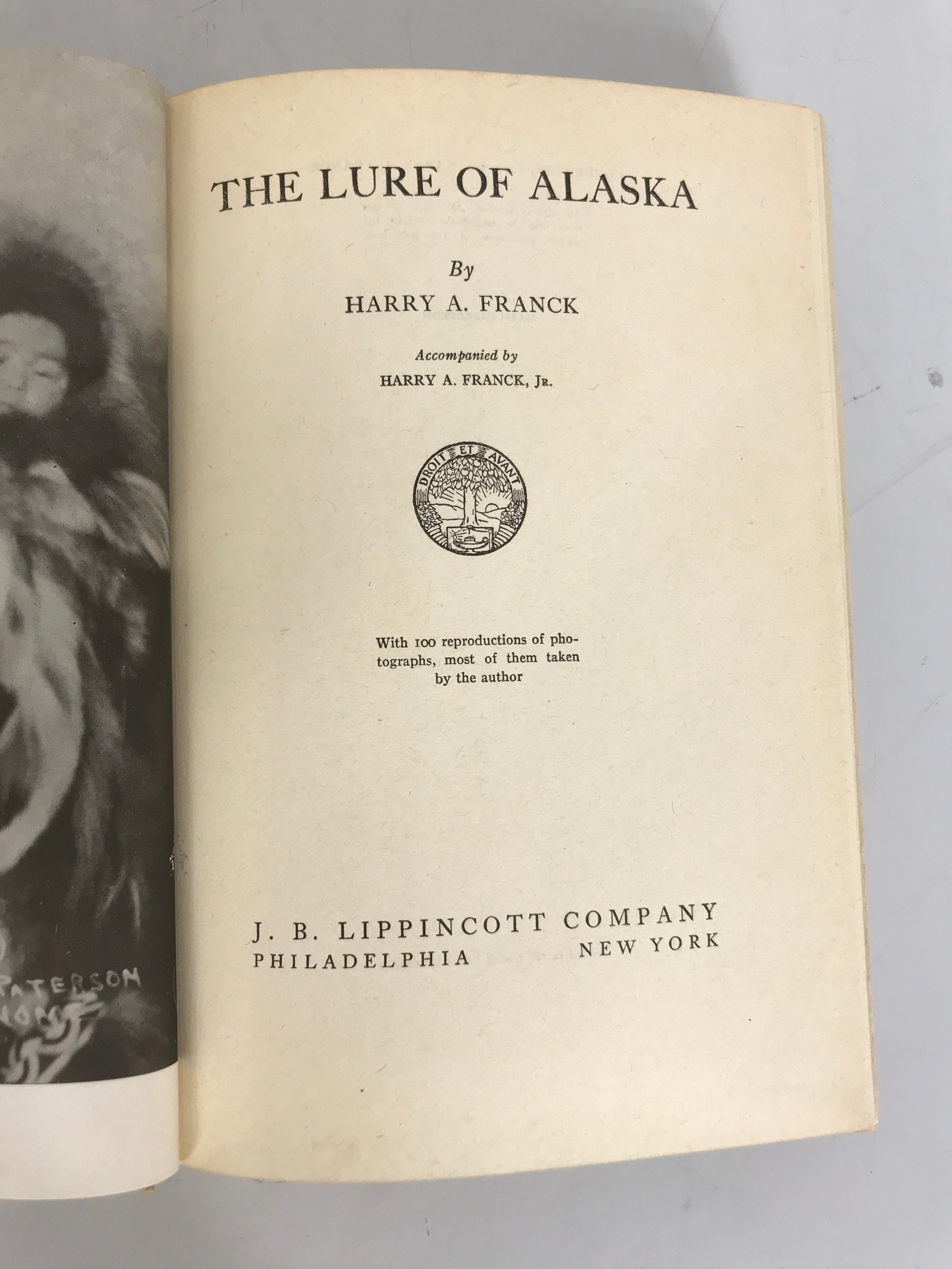 Lot of 2: Handbook of Alaska 1914/The Lure of Alaska 1939 Vintage HC