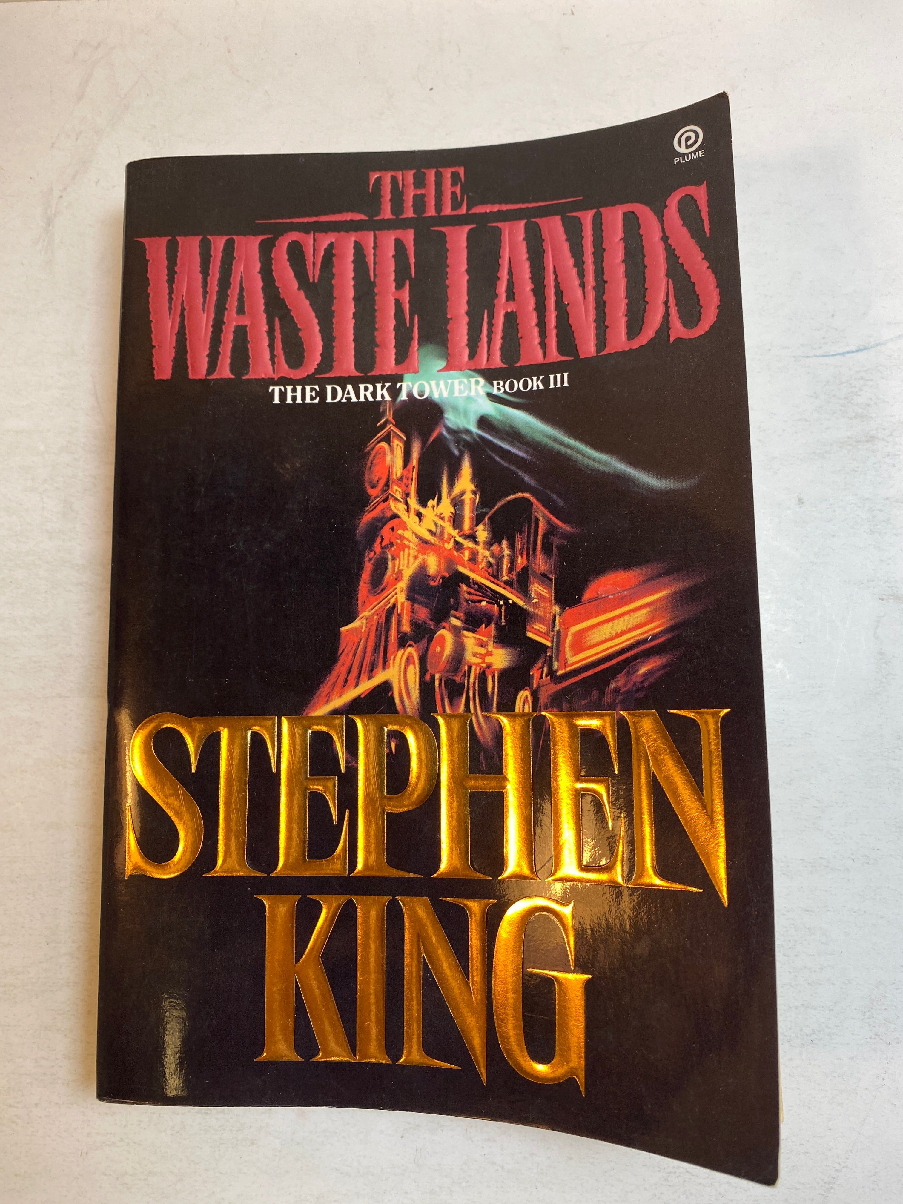 Lot of 2 Dark Tower Stephen King Waste Lands Drawing of Three 1989-1991