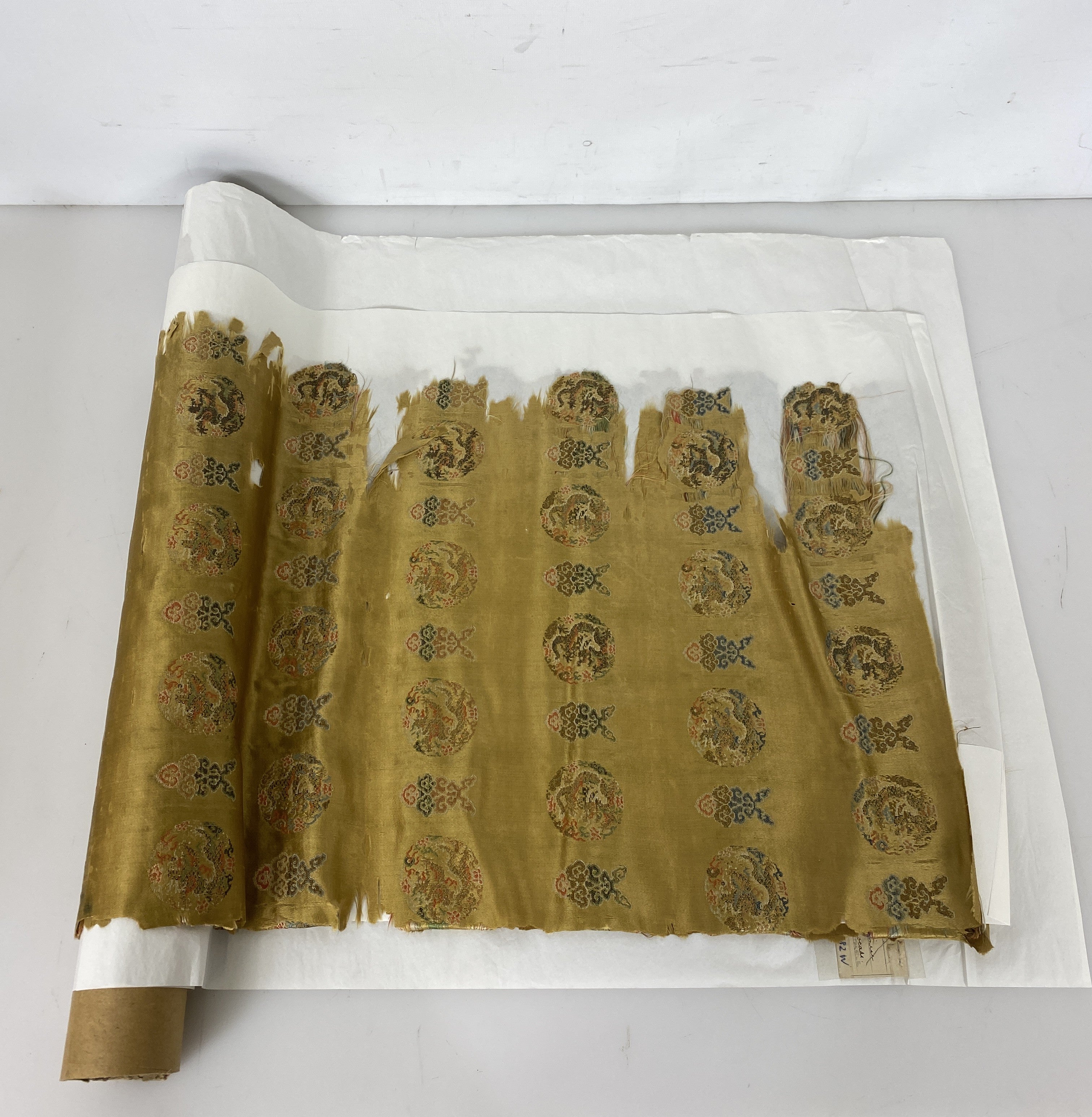 Vintage Chinese Brocade 26" x 28"