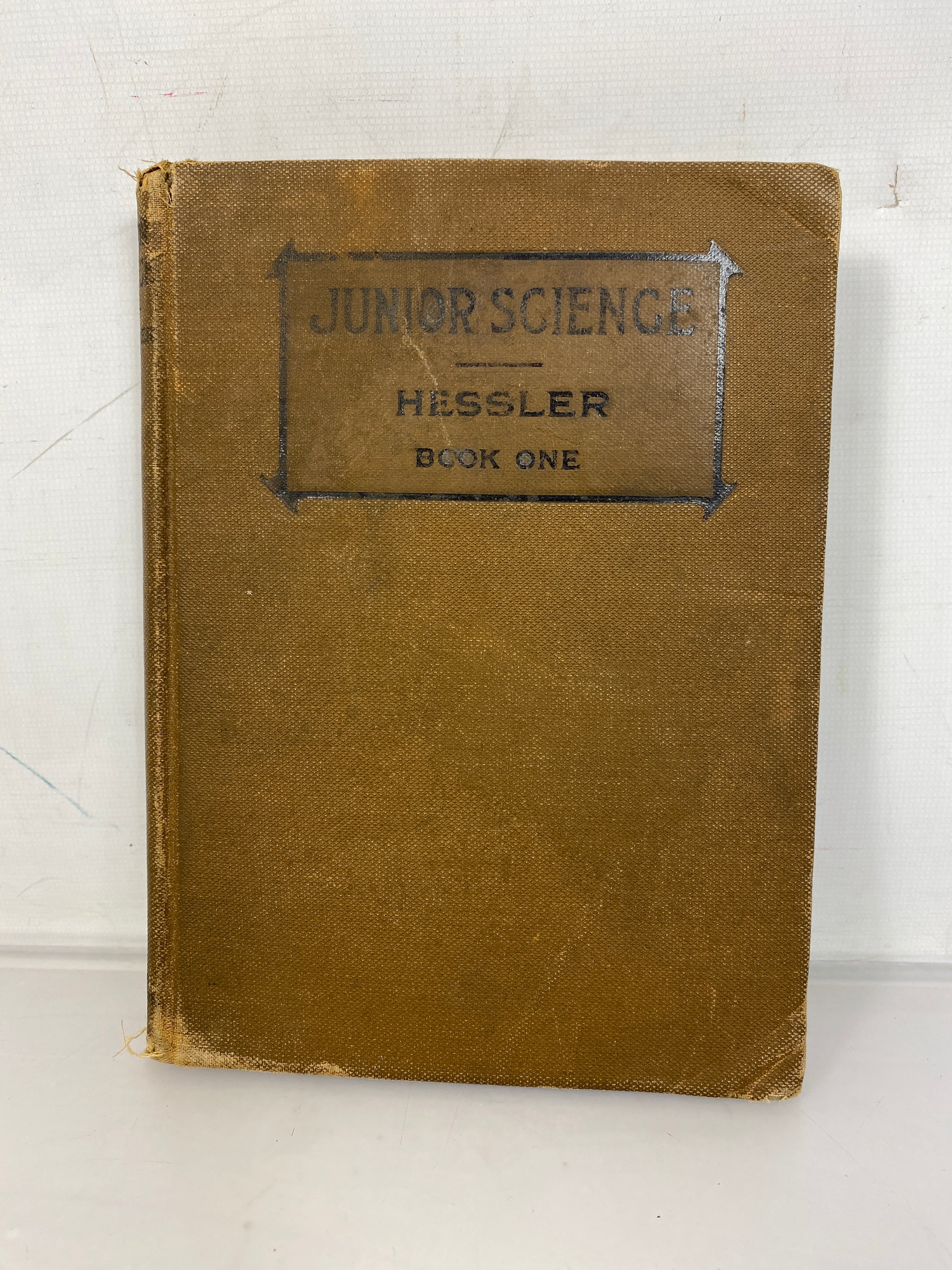 Junior Science by John Hessler Book One 1927 HC