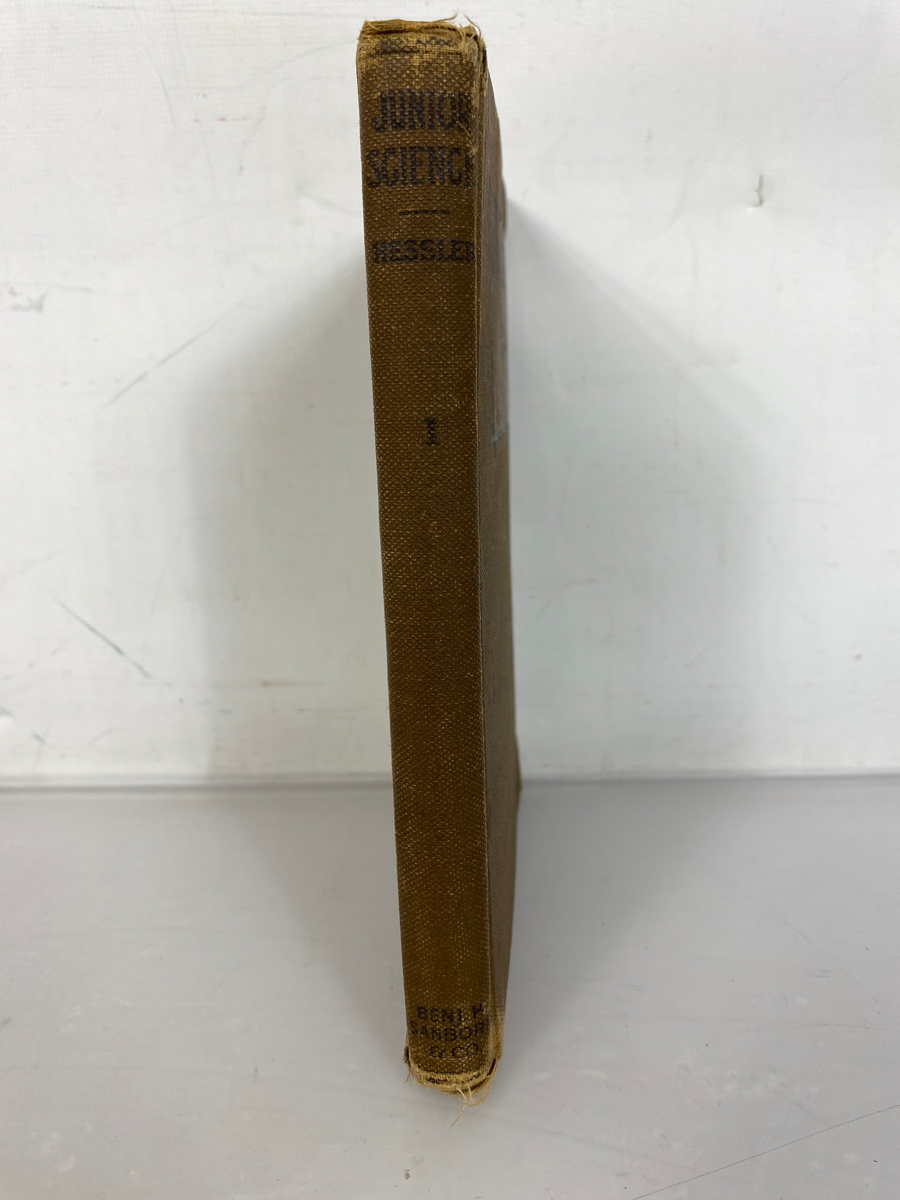 Junior Science by John Hessler Book One 1927 HC
