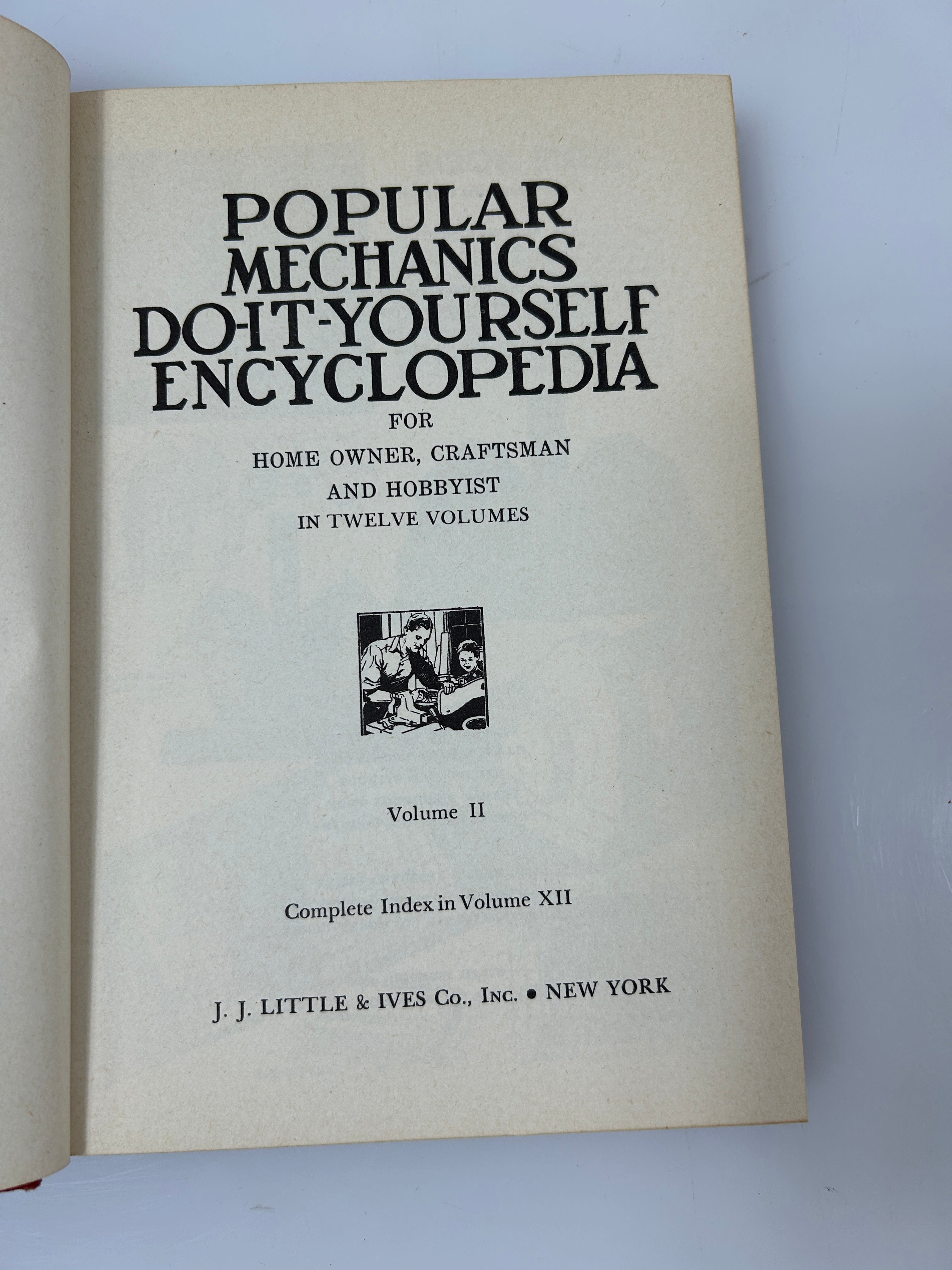 Complete 12 Volume Set: Popular Mechanics Do It Yourself Encyclopedia 1956 HC