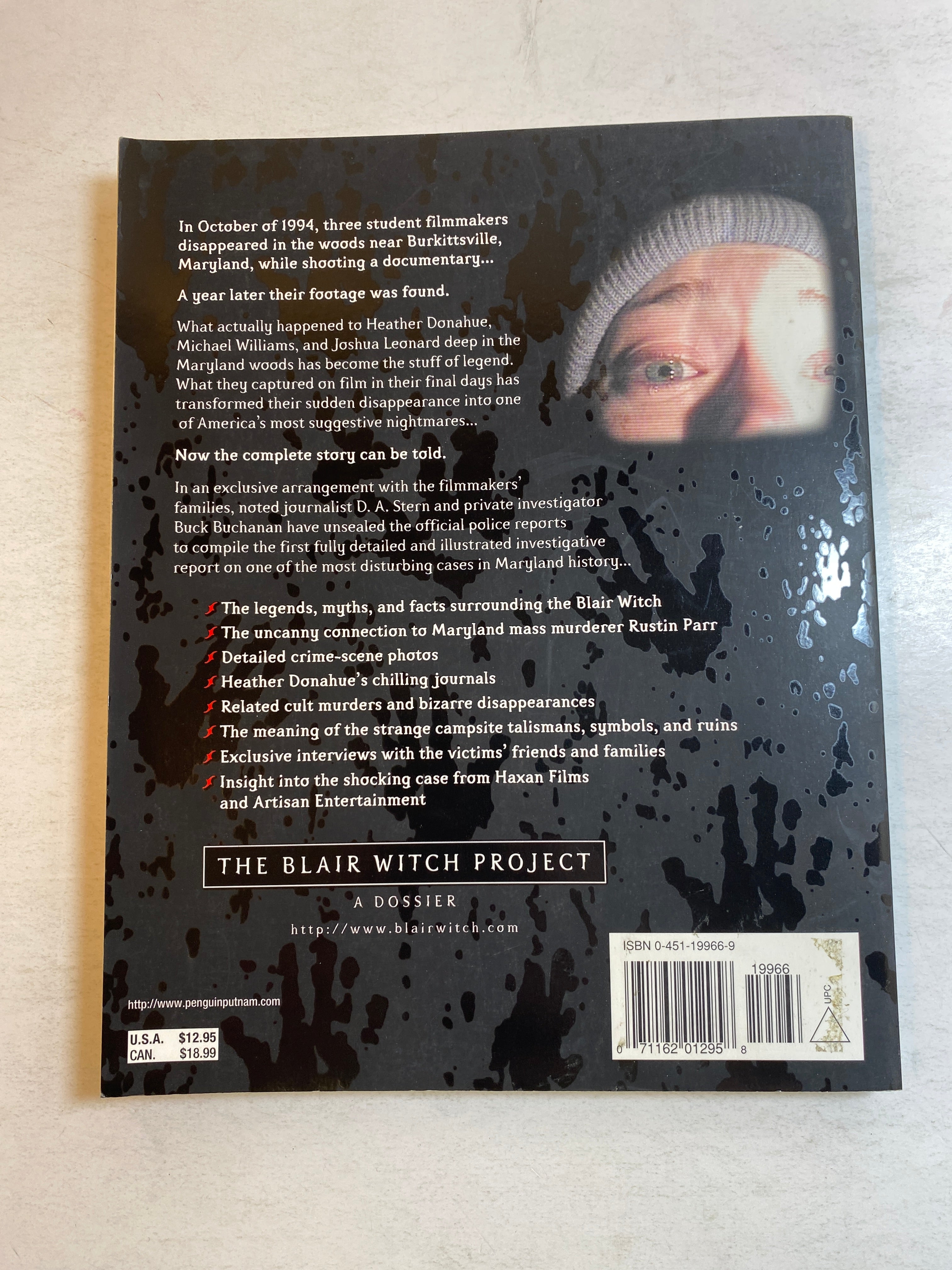 Blair Witch Project A Dossier DA Stern SC 1999