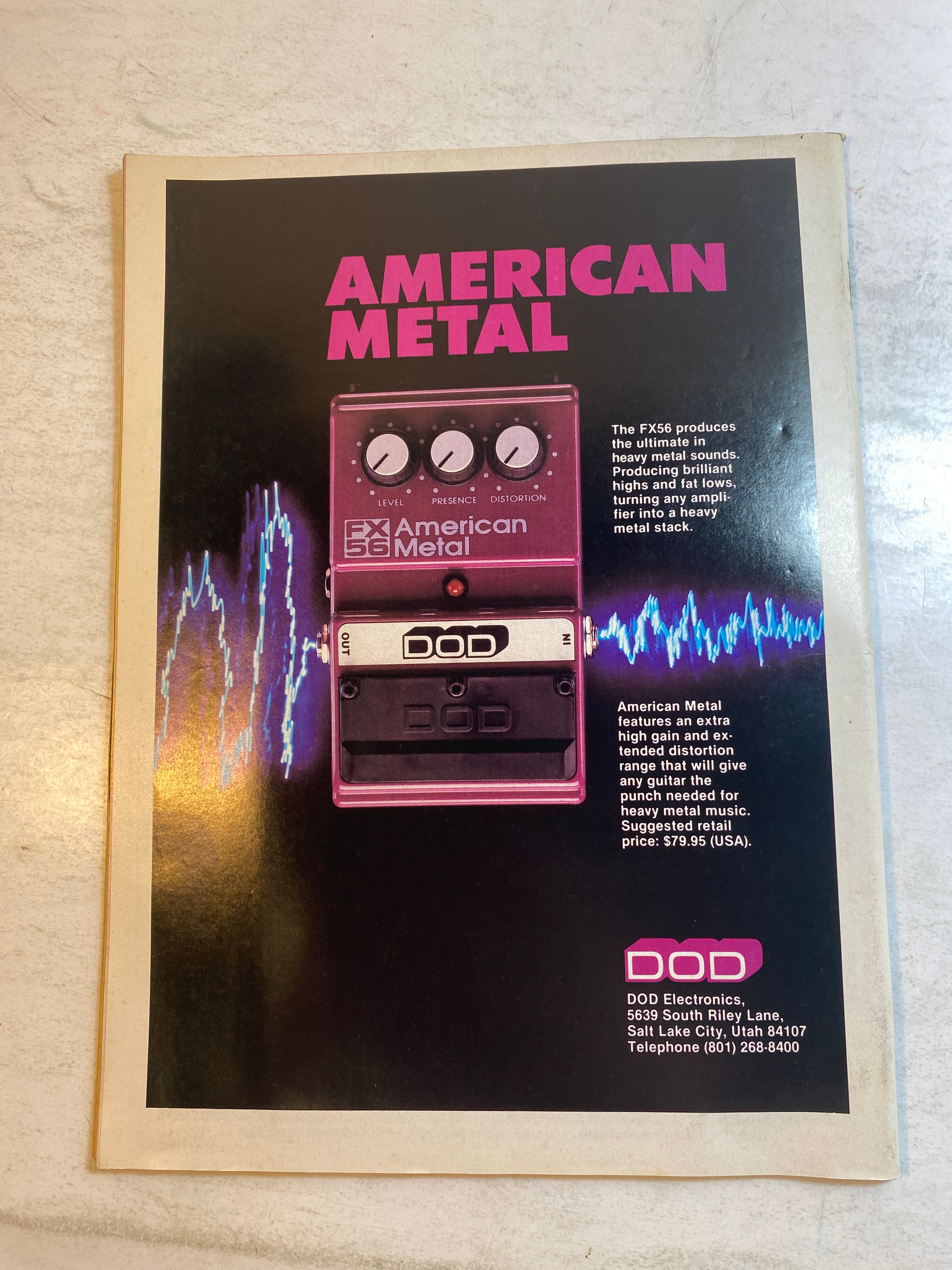 Creem Magazine April 1986 Simple Minds