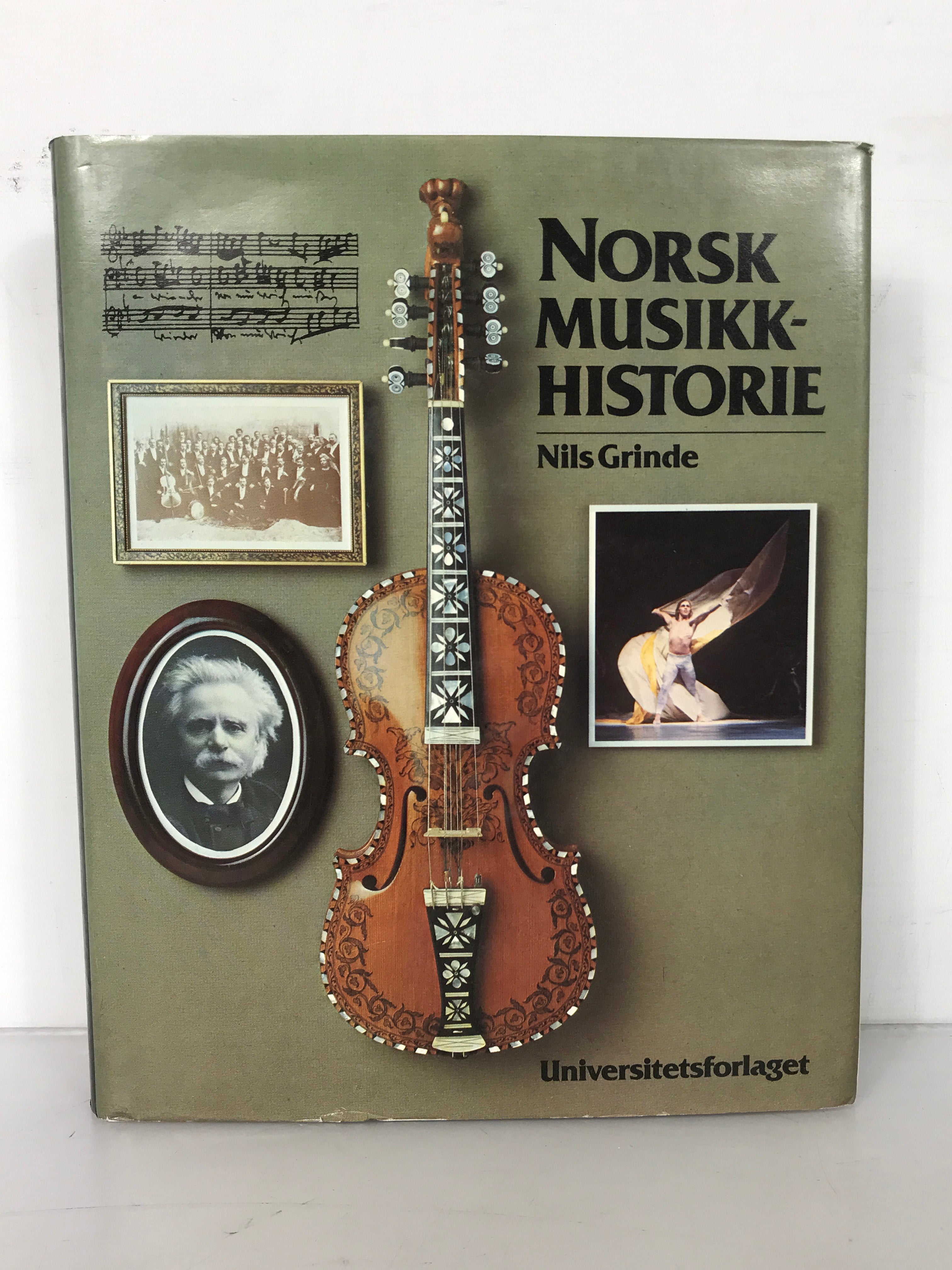 Norsk Musikkhistorie by Nils Grinde 1981 HC DJ (Norwegian)