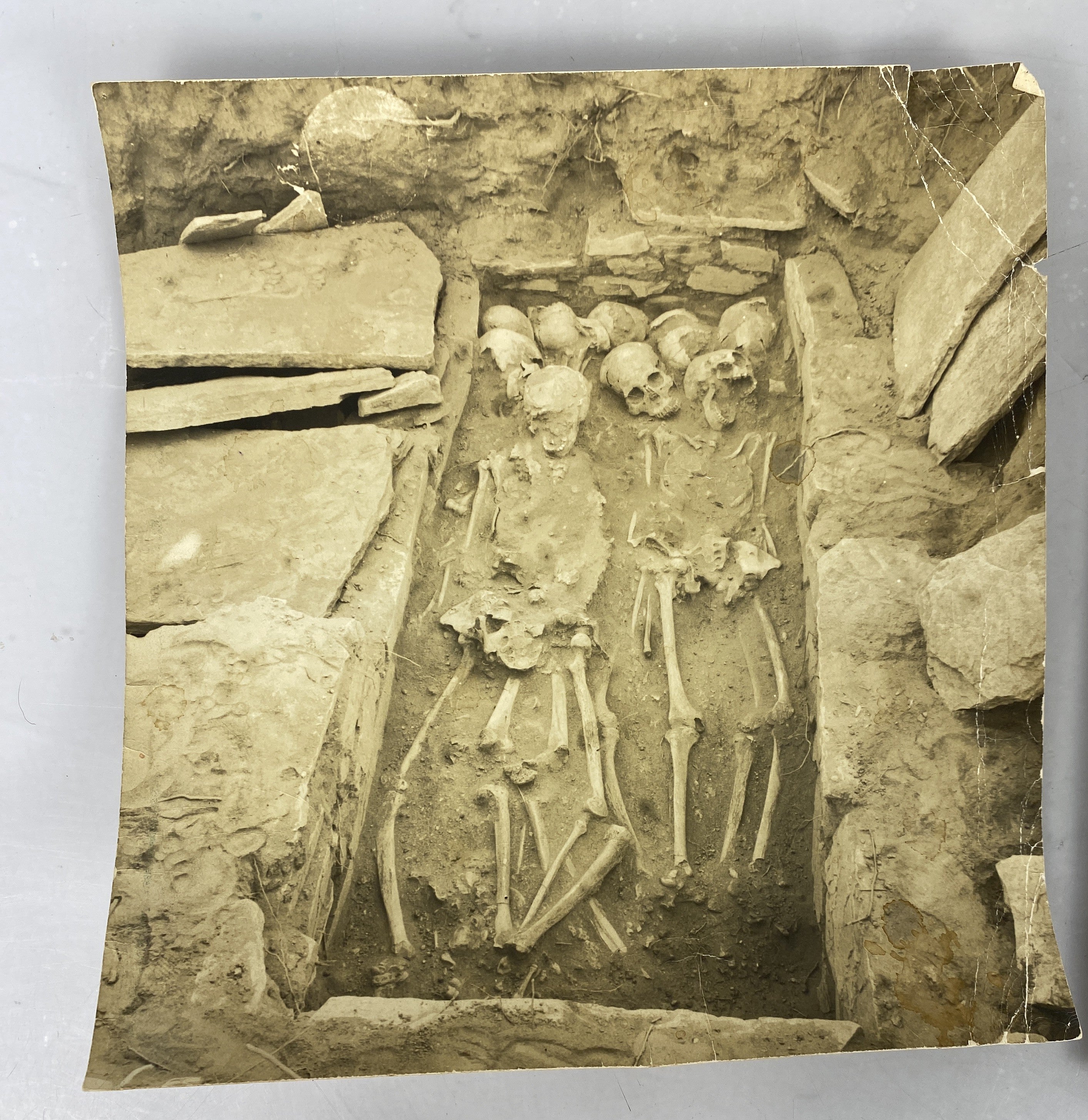 Vintage Archeological Picture of Guaytan Site in Guatemala Ephemera