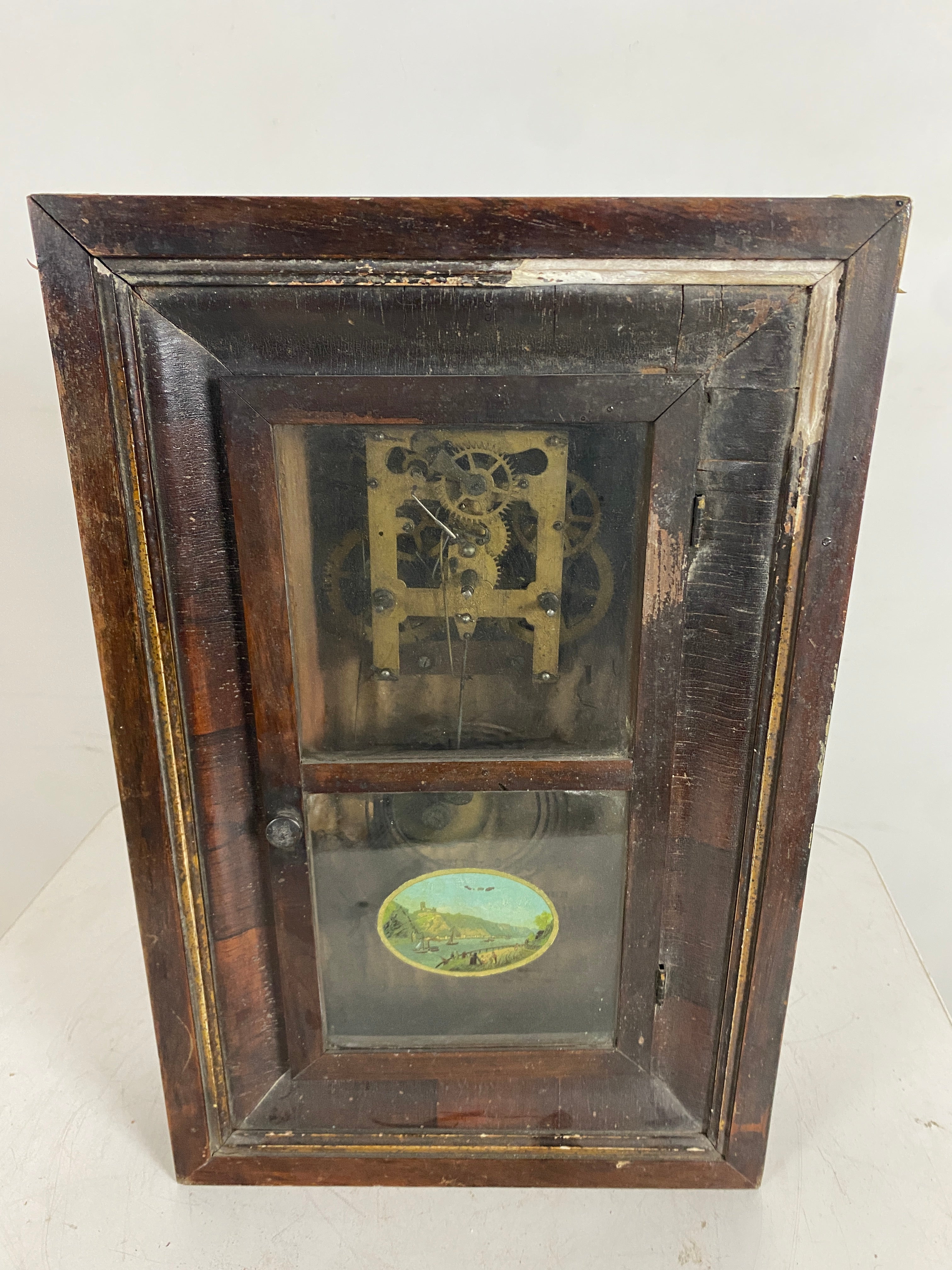 Antique Waterbury Small Clock with Missing Face