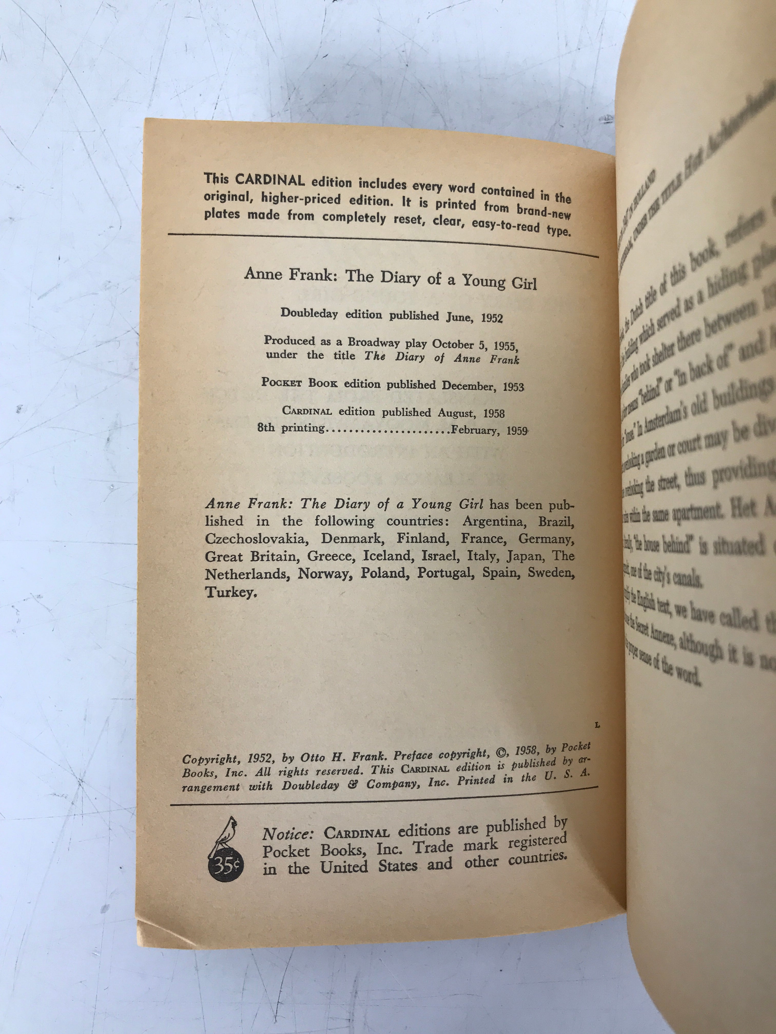 Lot of 5 Vintage PB: Incl Anne Frank/Sanctuary/The Atomic Age 1945-1960