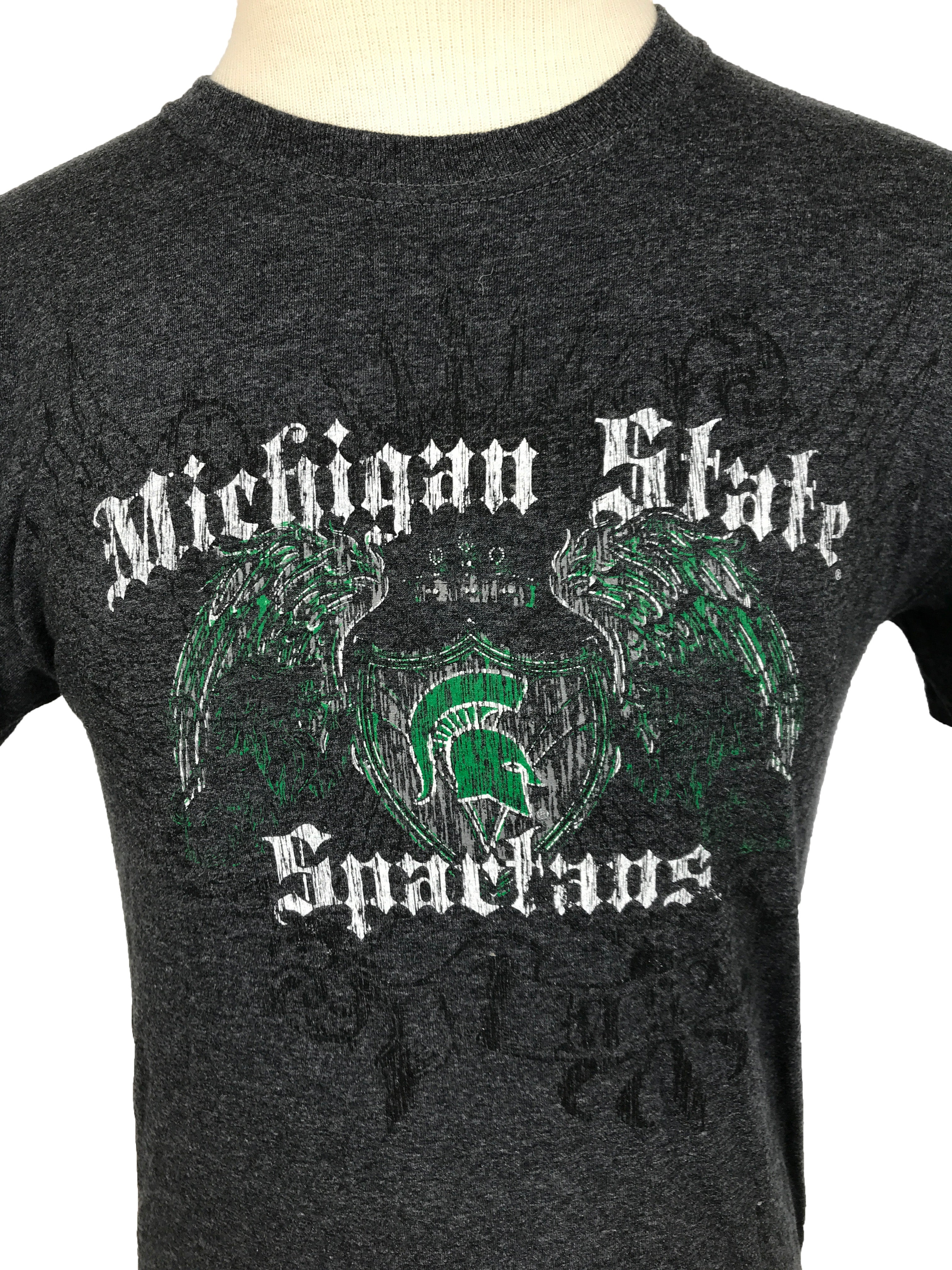 Michigan State University Gray T-Shirt Unisex Size Small