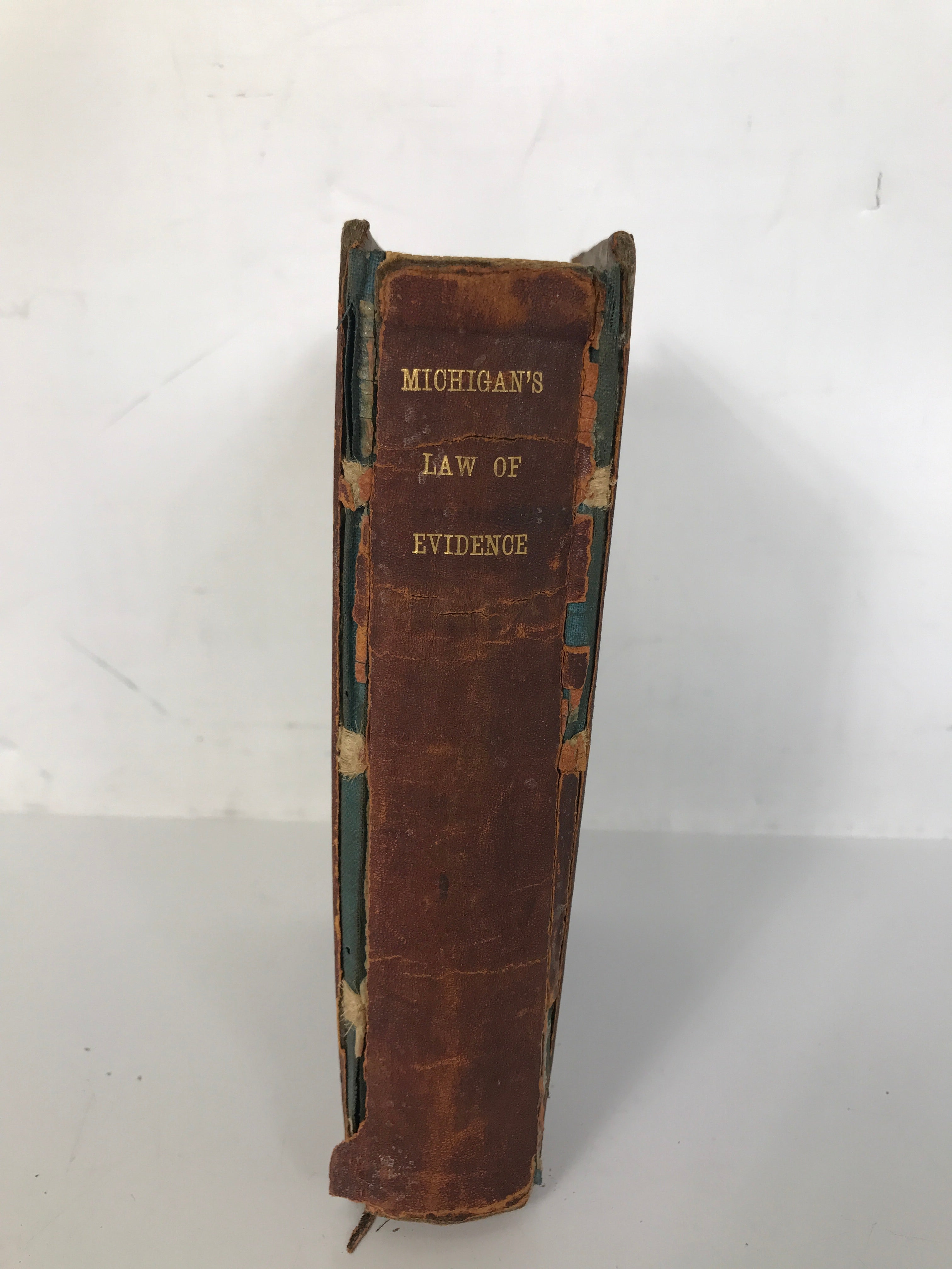 Lot of 2  Michigan Law Books Trask & Searl 1903-1916 Evidence/Court Rules HC