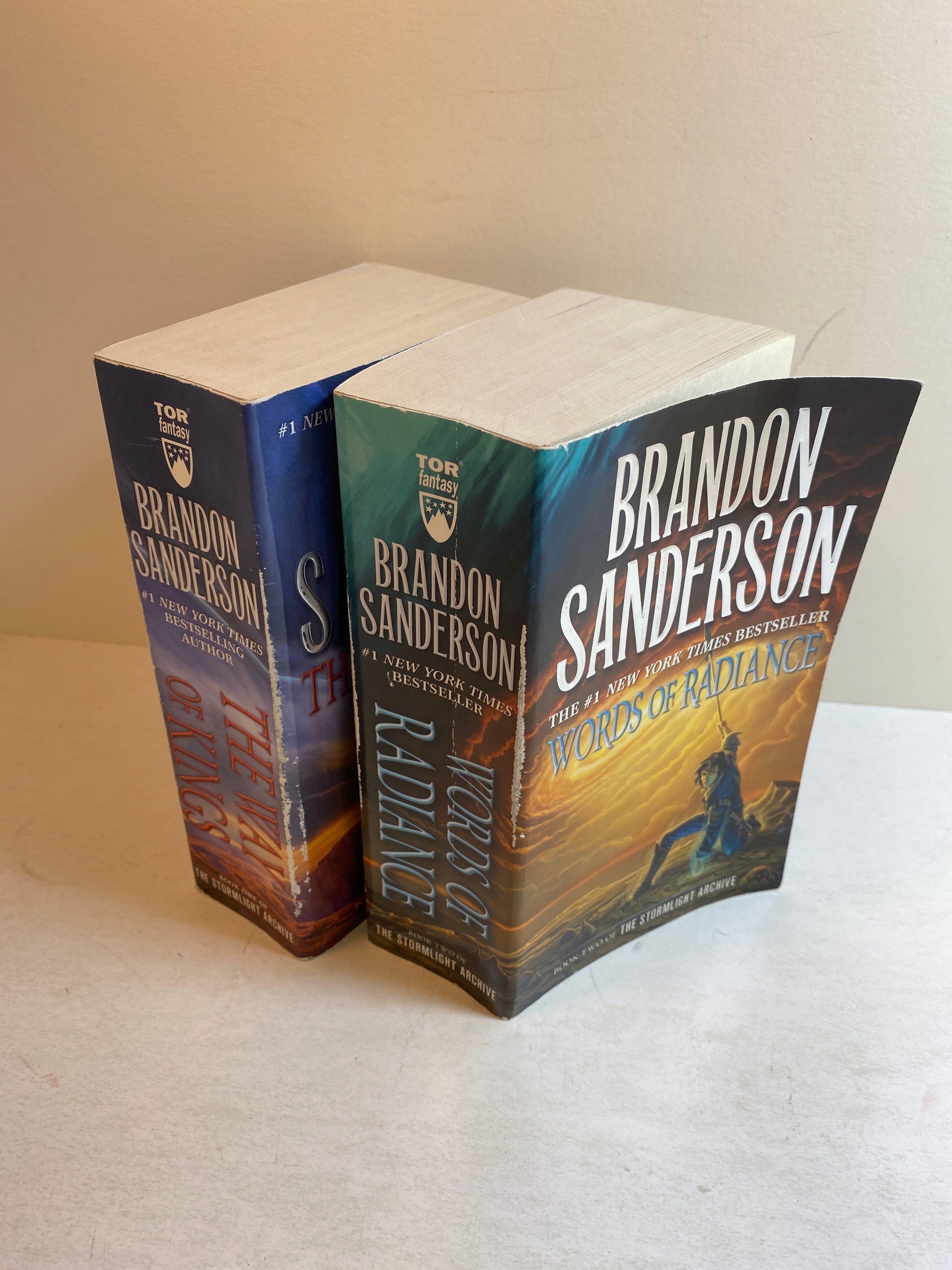 Lot of 2 Sanderson Stormlight Archive Books 1-2 2011-2015