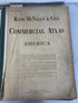 Rand McNally Commercial Atlas of America 1918 Edition HC Antique