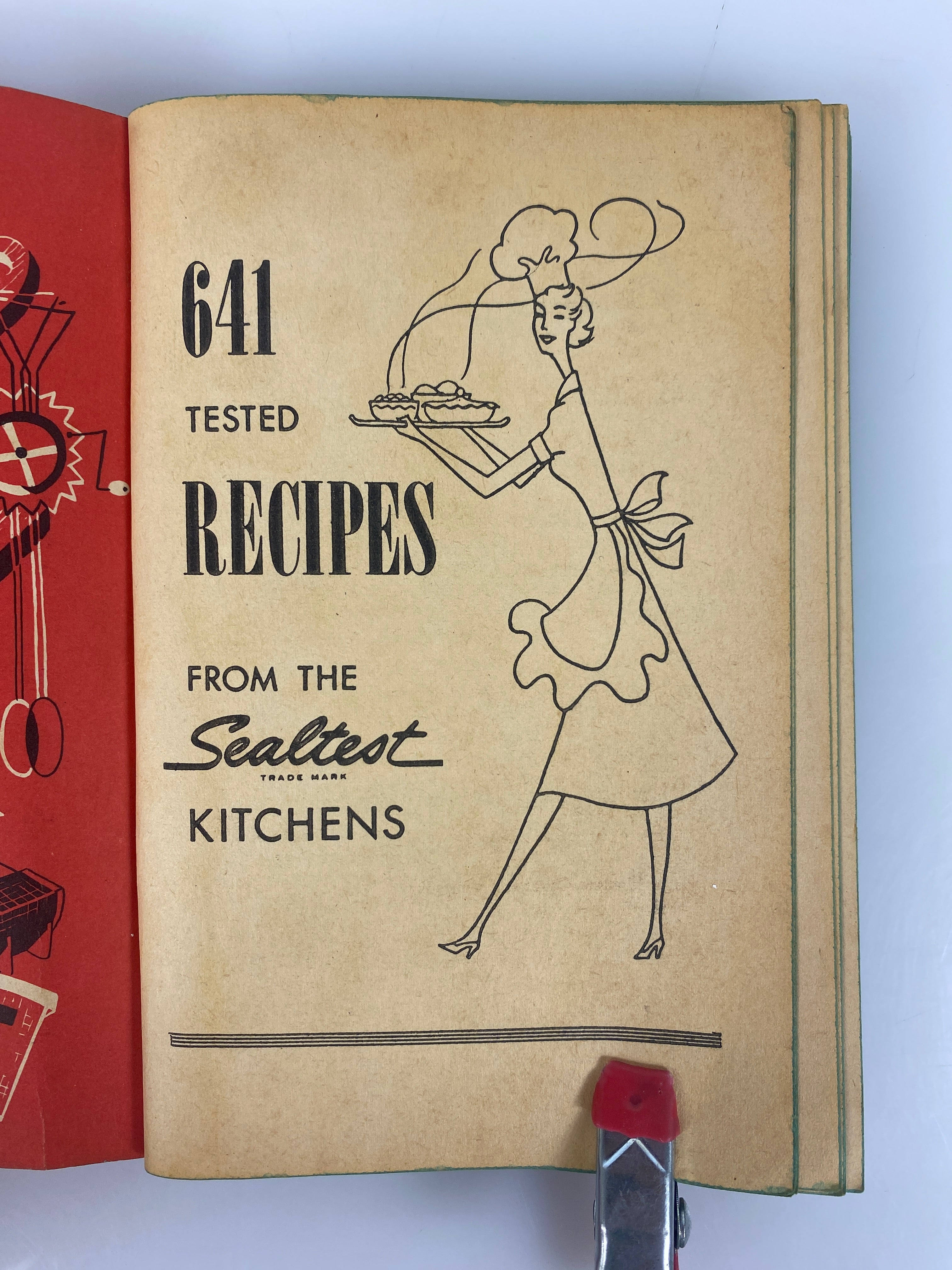 6 Recipe Books: Sealtest Kitchens/American Egg Board/Betty Crocker/Gold Medal