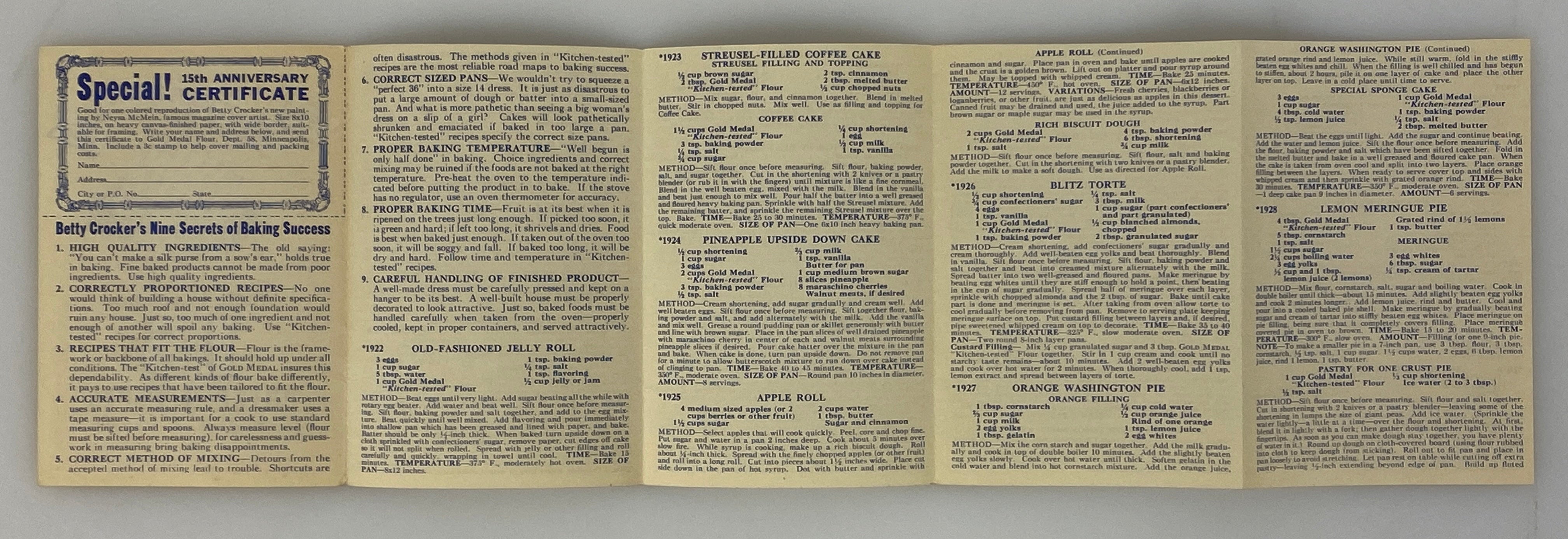 6 Recipe Books: Sealtest Kitchens/American Egg Board/Betty Crocker/Gold Medal