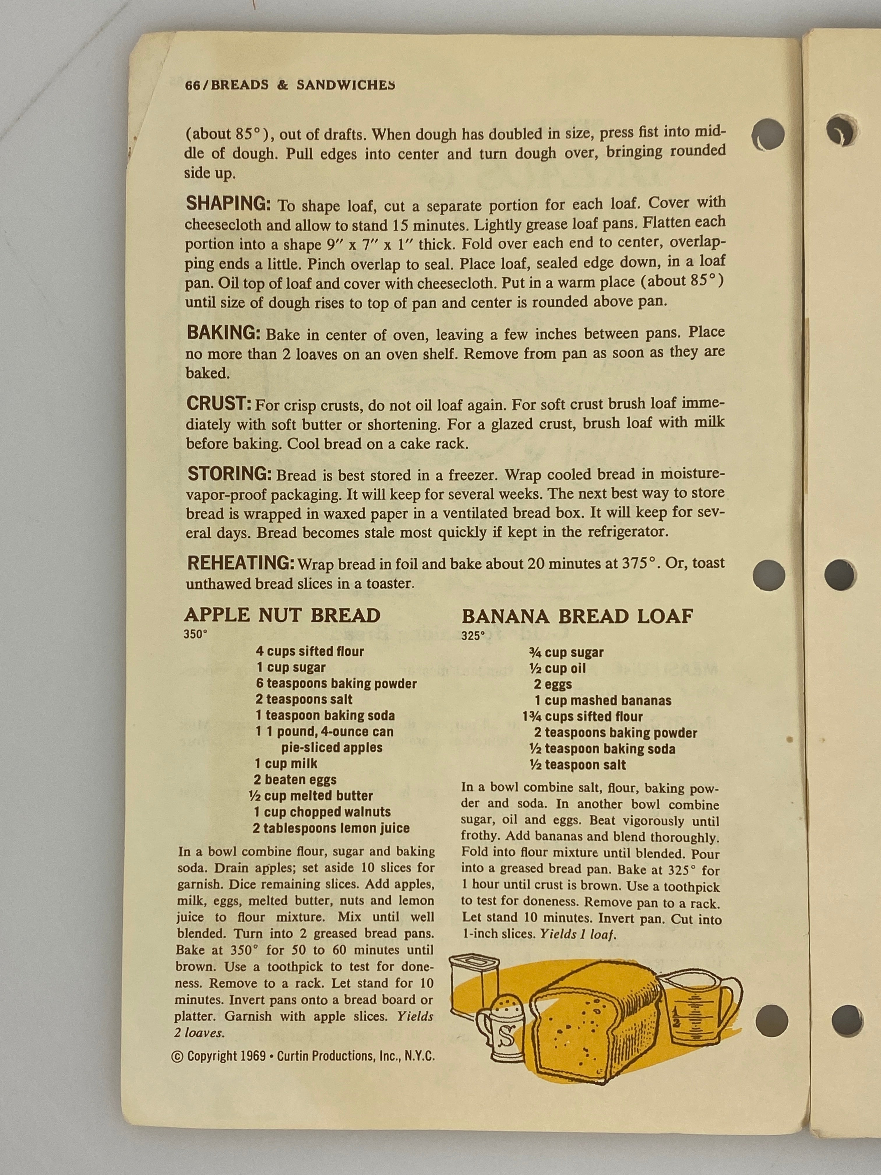 6 Recipe Books: Sealtest Kitchens/American Egg Board/Betty Crocker/Gold Medal