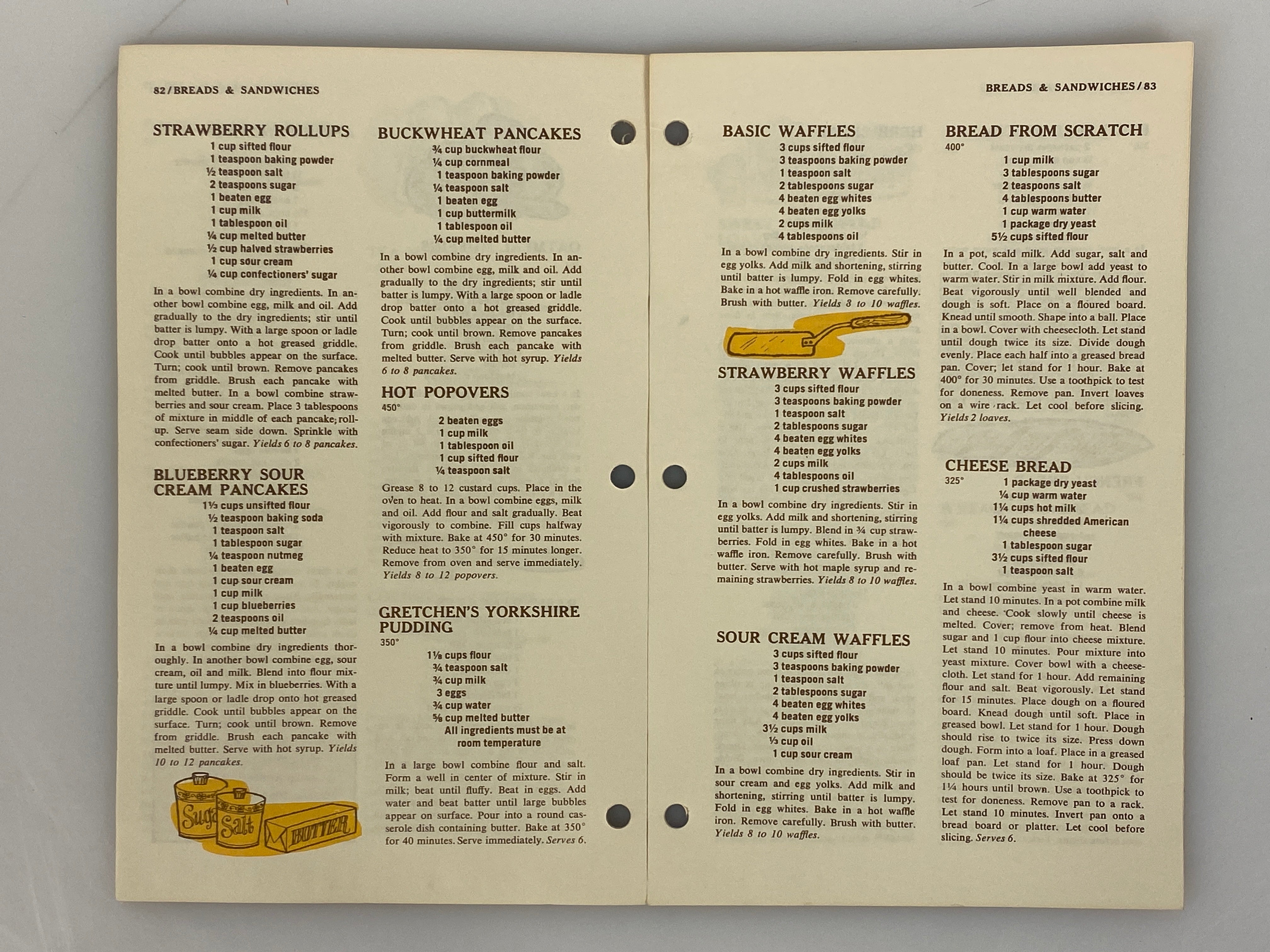 6 Recipe Books: Sealtest Kitchens/American Egg Board/Betty Crocker/Gold Medal