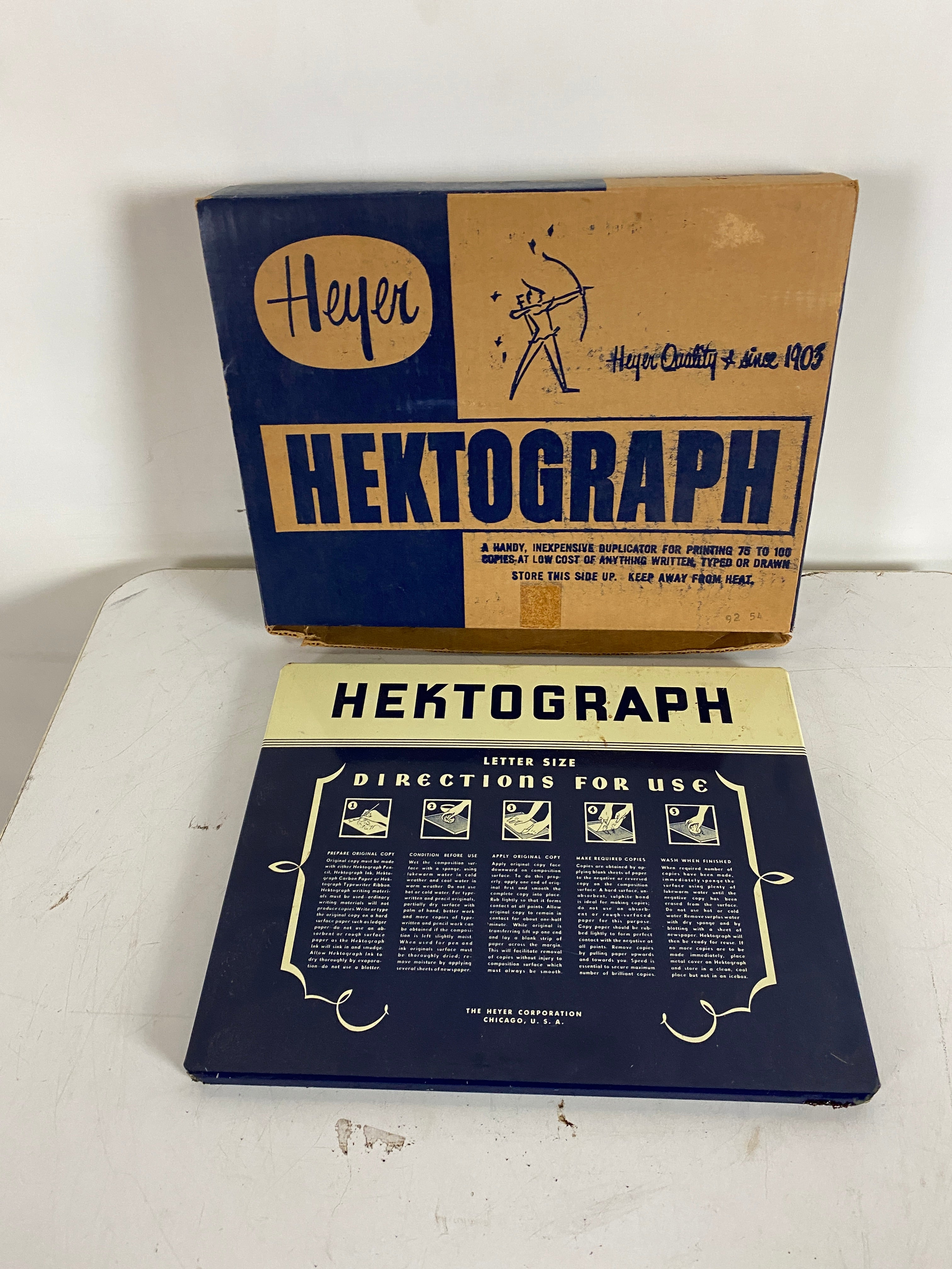Antique Heyer Hektograph Copier