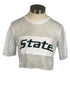 Hype and Vice MSU Mesh Crop Top Women's Size L