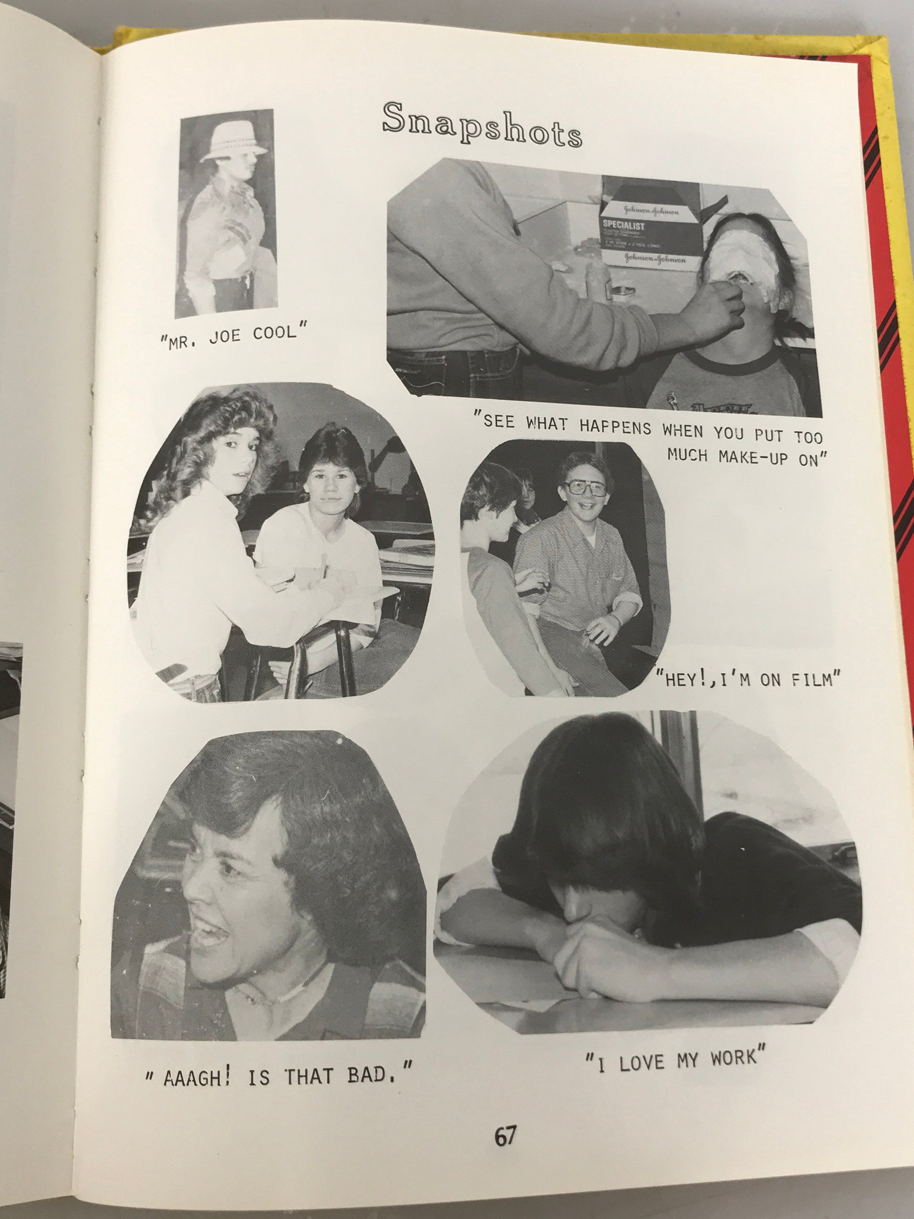 1983 Bridgeport-Spaulding Jr High Yearbook Bridgeport Michigan HC