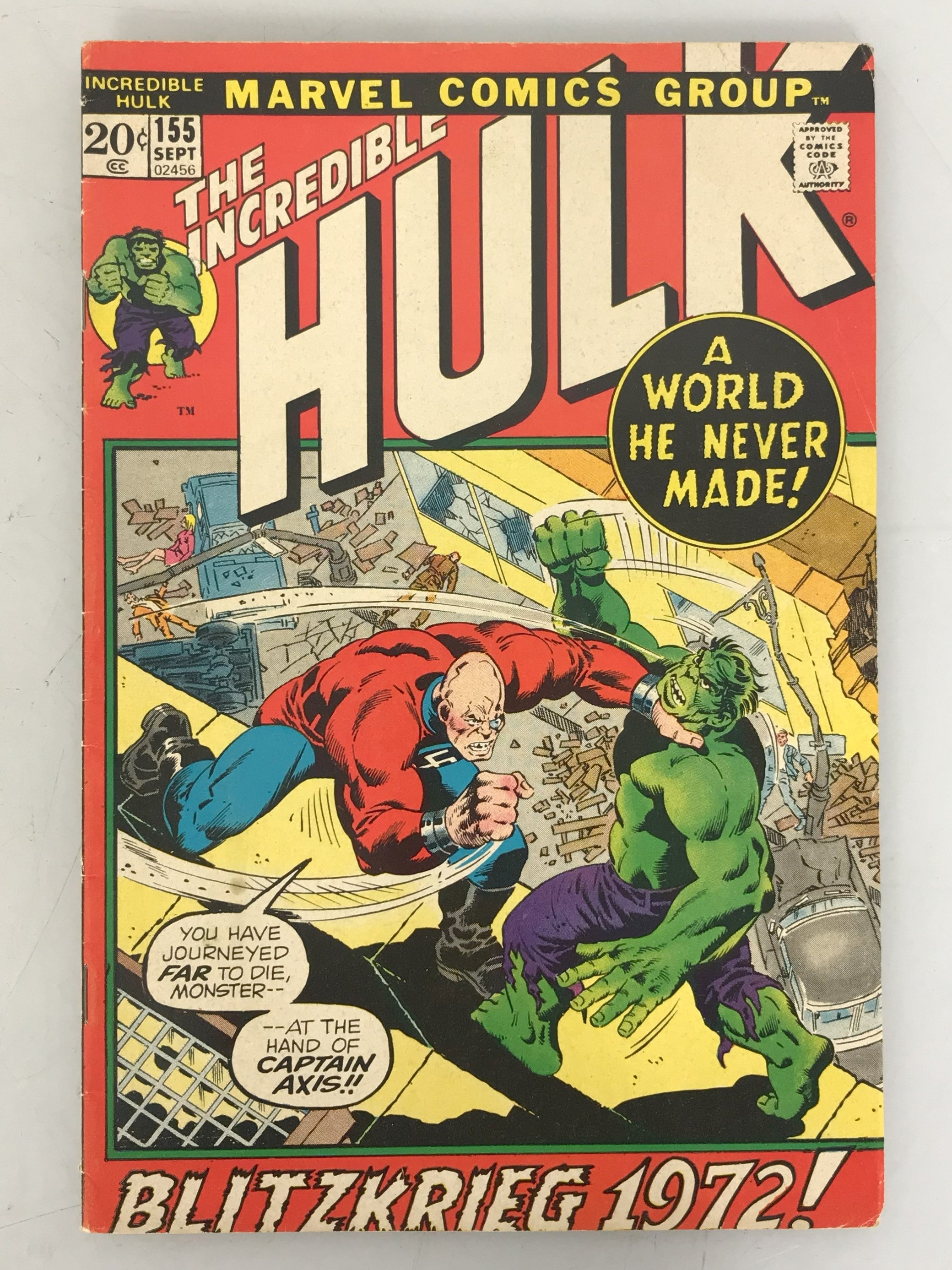 The Incredible Hulk 155 1972