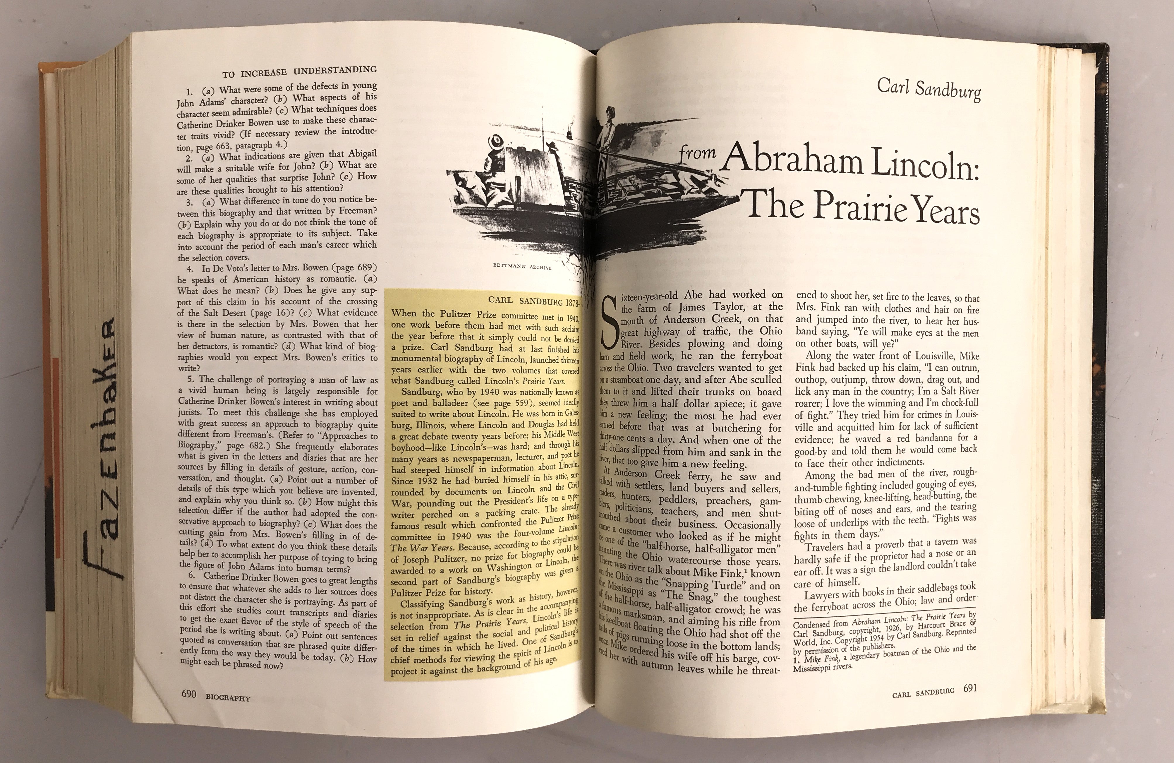 The United States in Literature Scott, Foresman and Company 1963 HC