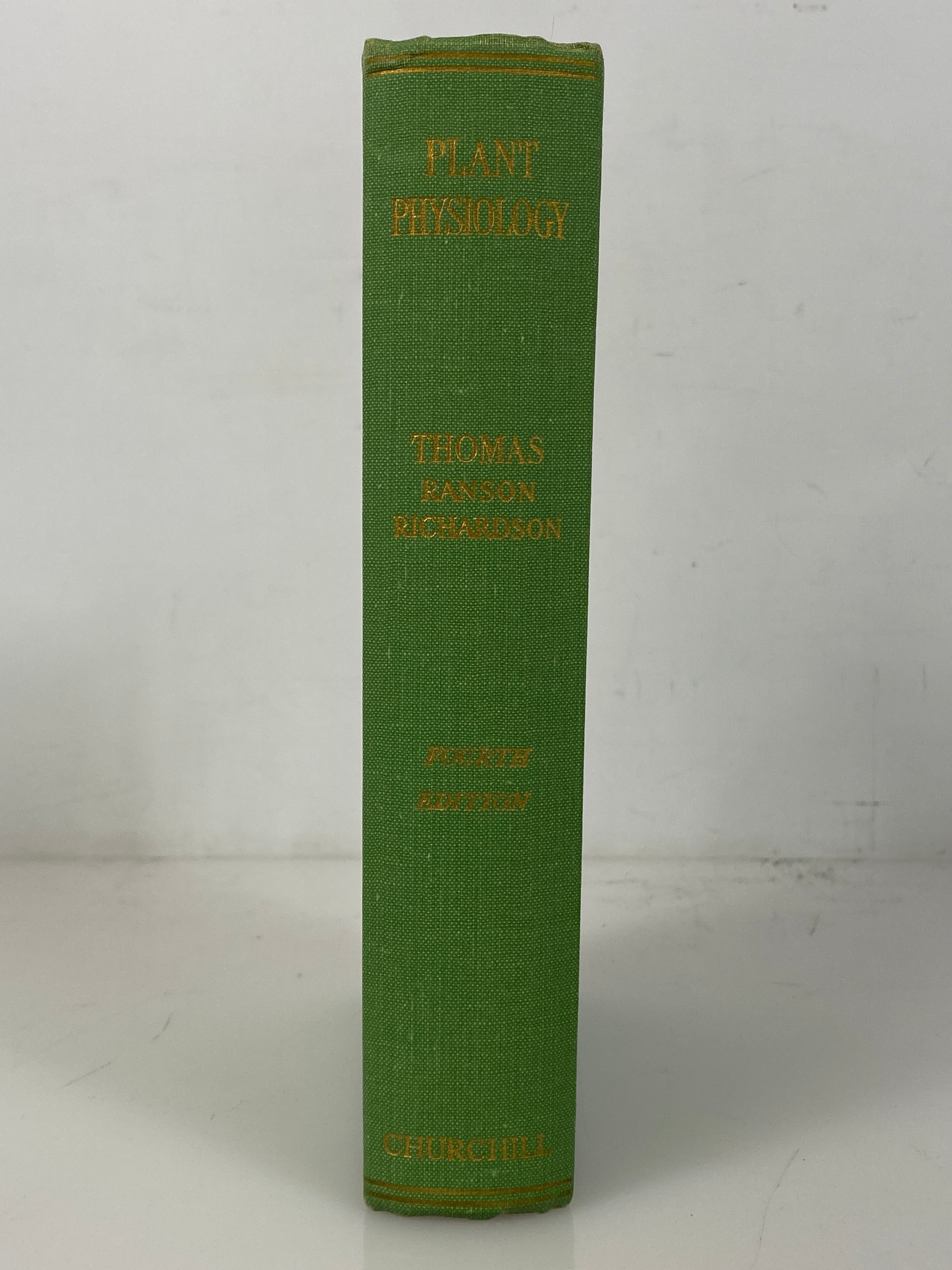 Plant Physiology by Meirion Thomas 1958 Fourth Edition HC DJ