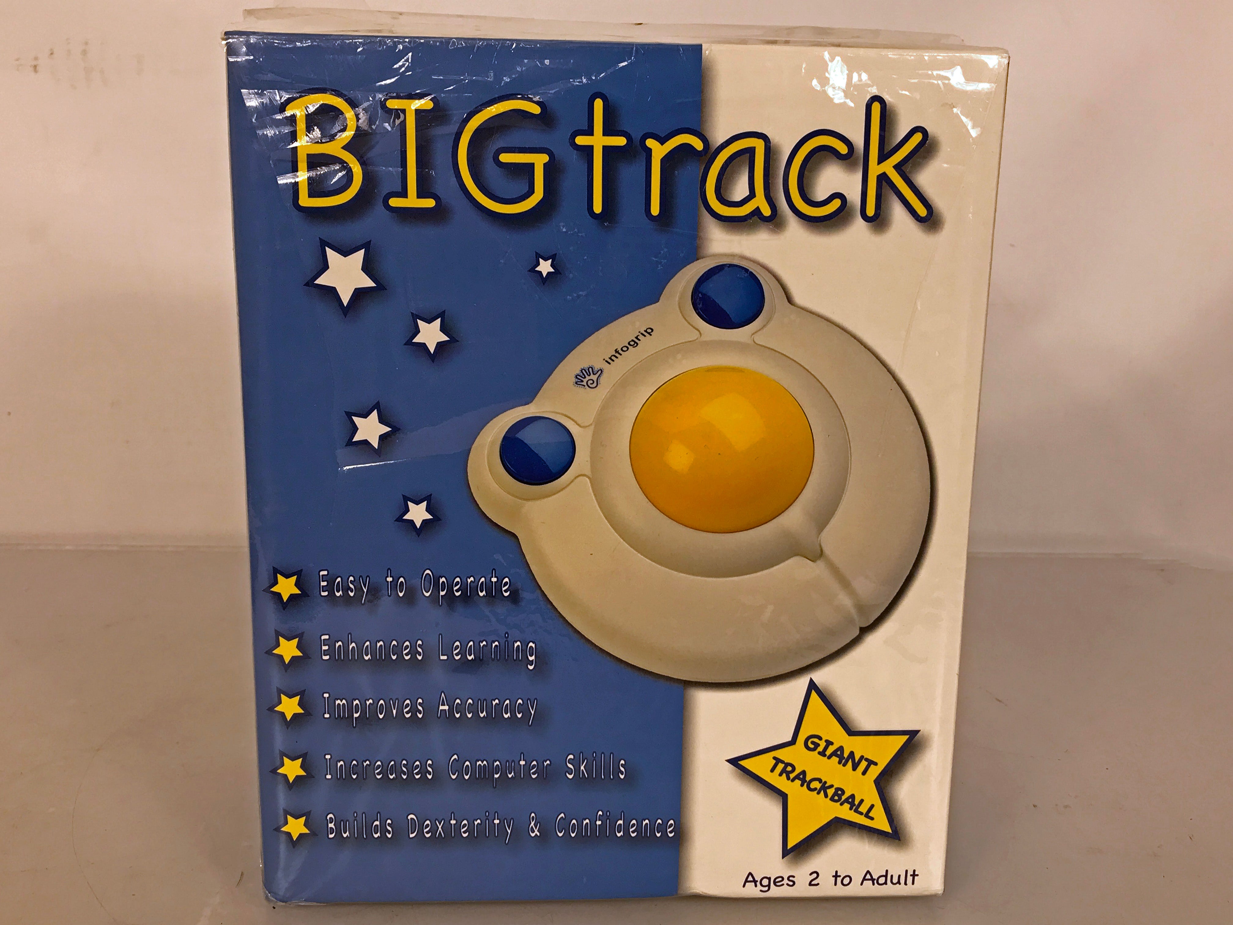 Infogrip BIGtrack 3" Switch Adapted Trackball Controller