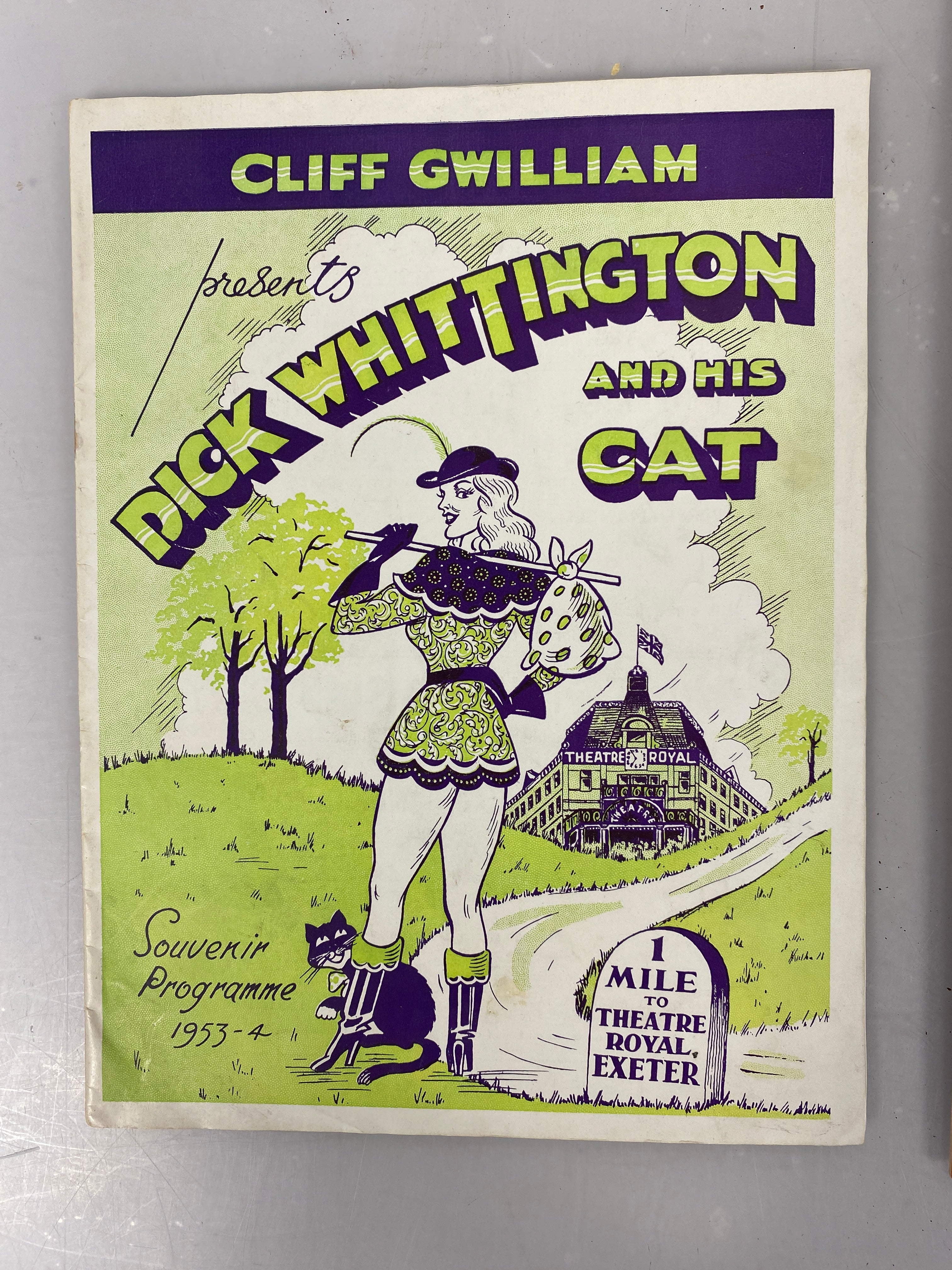 Dick Whittington Puss n Boots Historical Ephemera Lot 1953
