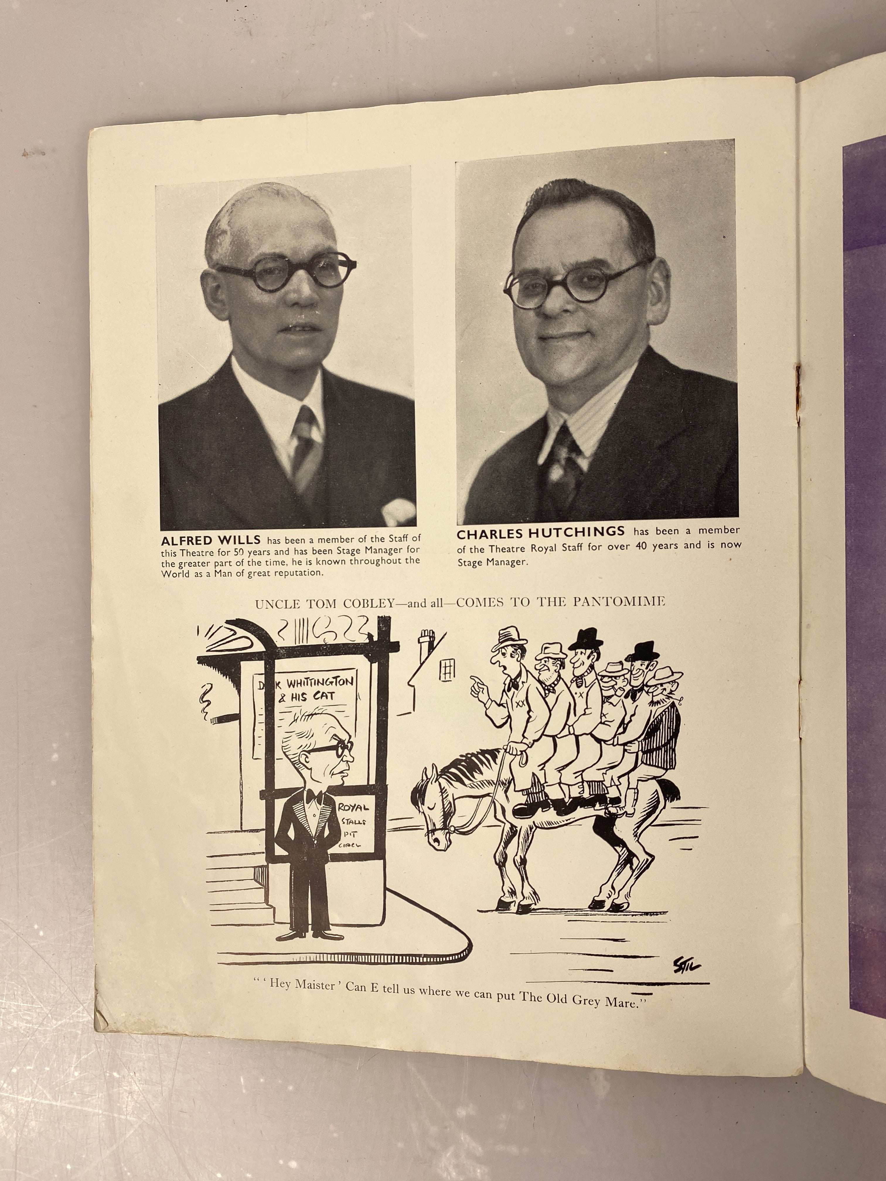 Dick Whittington Puss n Boots Historical Ephemera Lot 1953