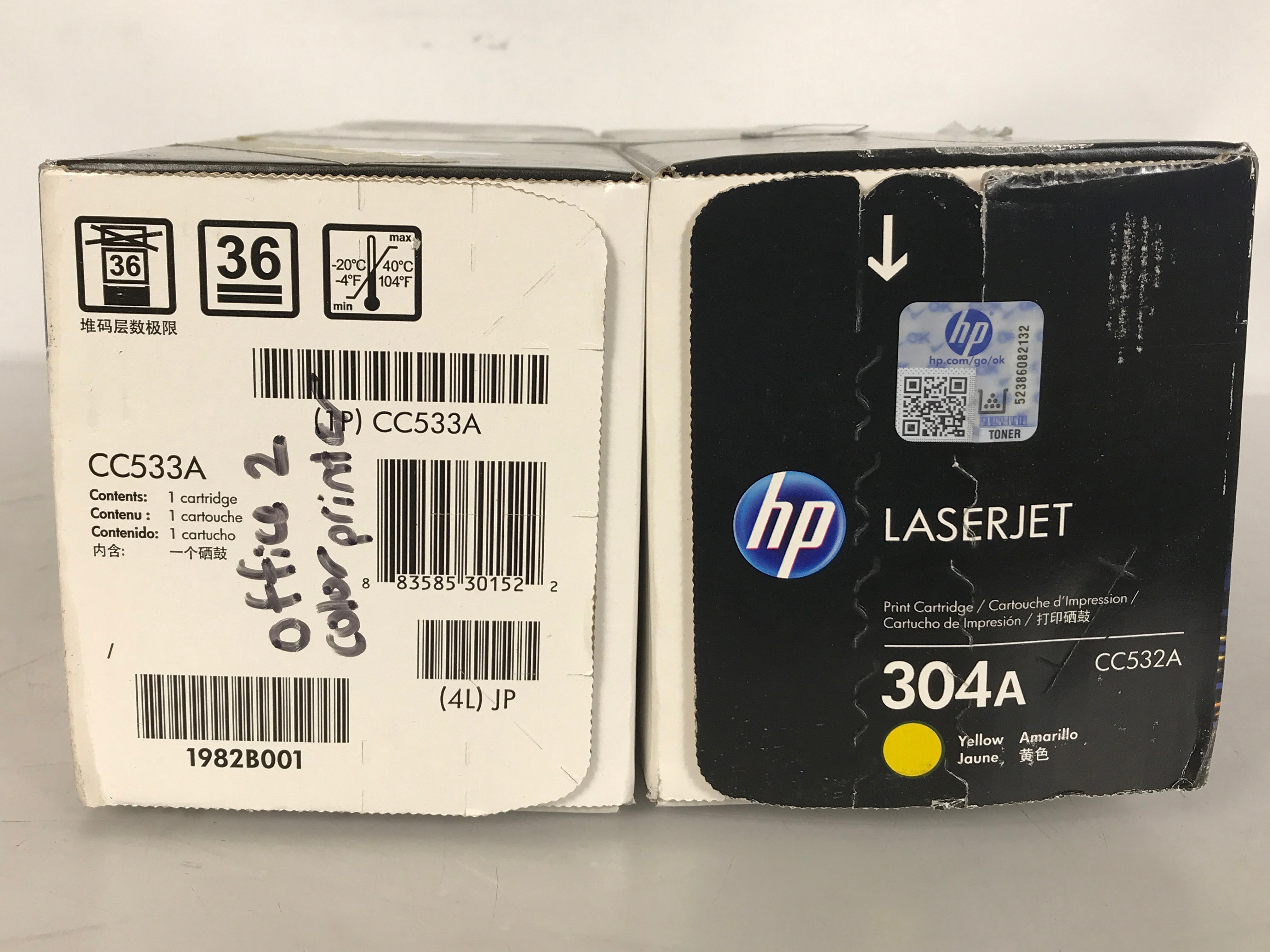 HP 304A CC532A CC533A Combo-pack Inkjet Print Cartridge