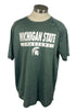 Michigan State University Heather Green T-Shirt Unisex Size XL