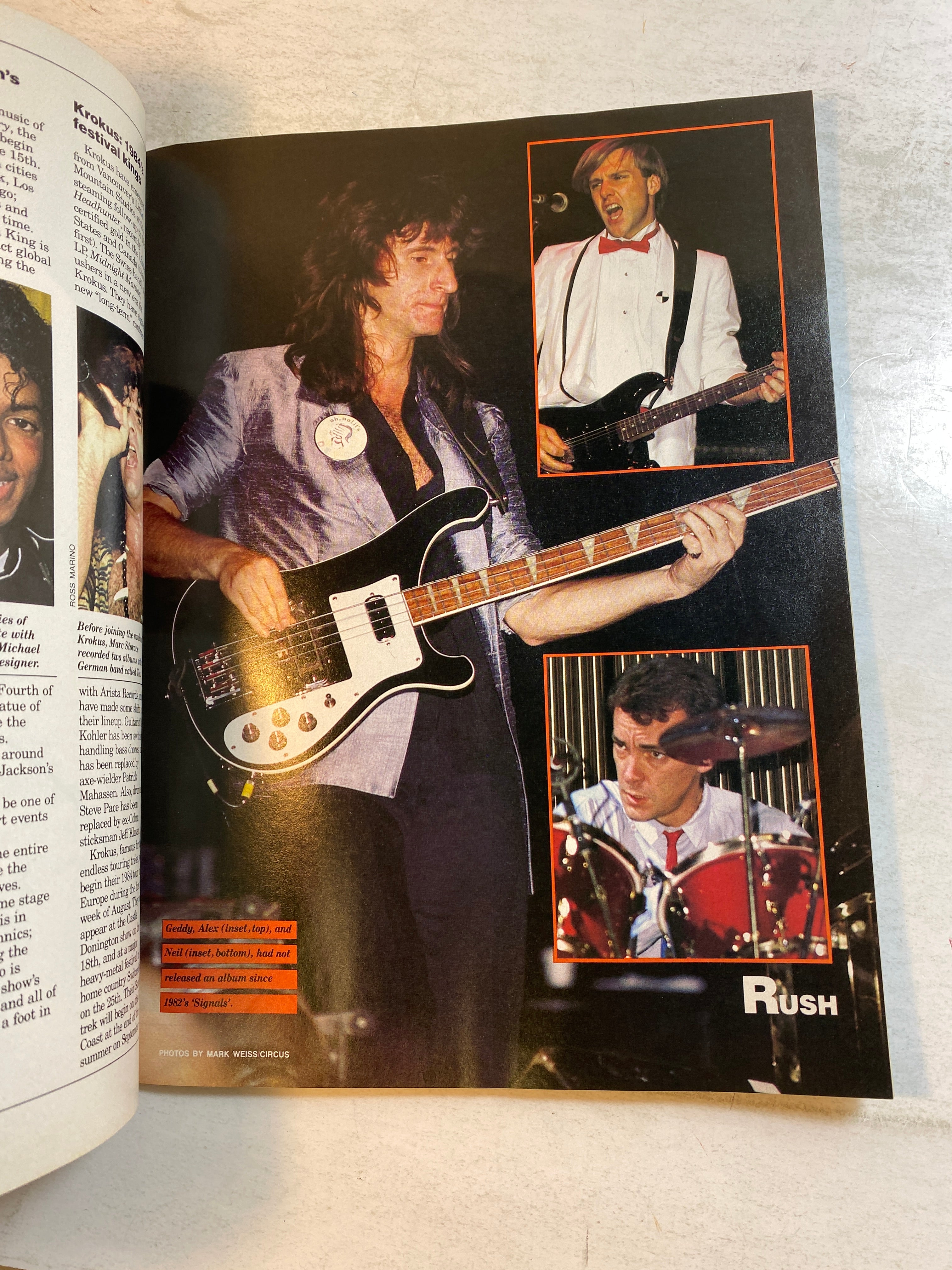 Circus Magazine June 30, 1984 Song Lyrics