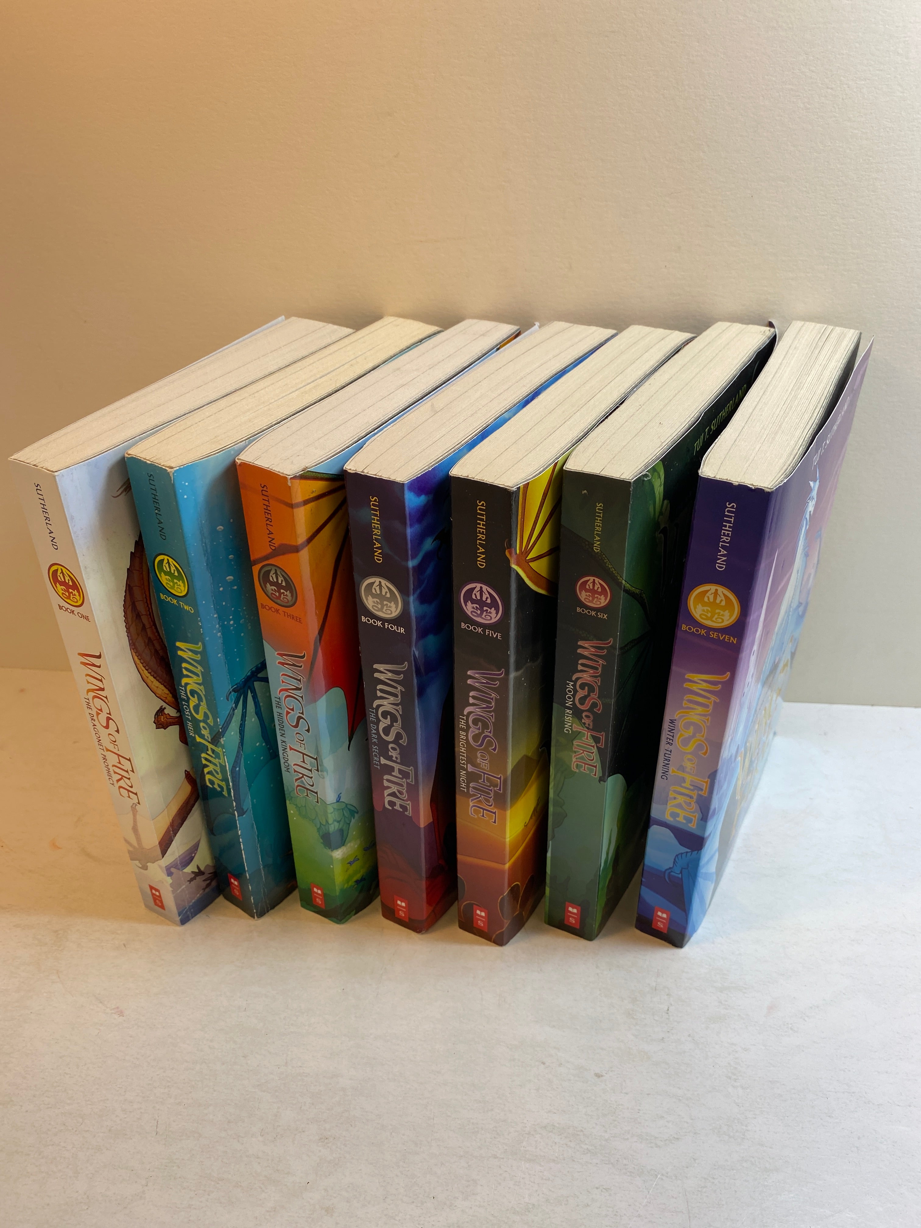 Lot of 7 Wings of Fire Series Sutherland SC 2013-2015