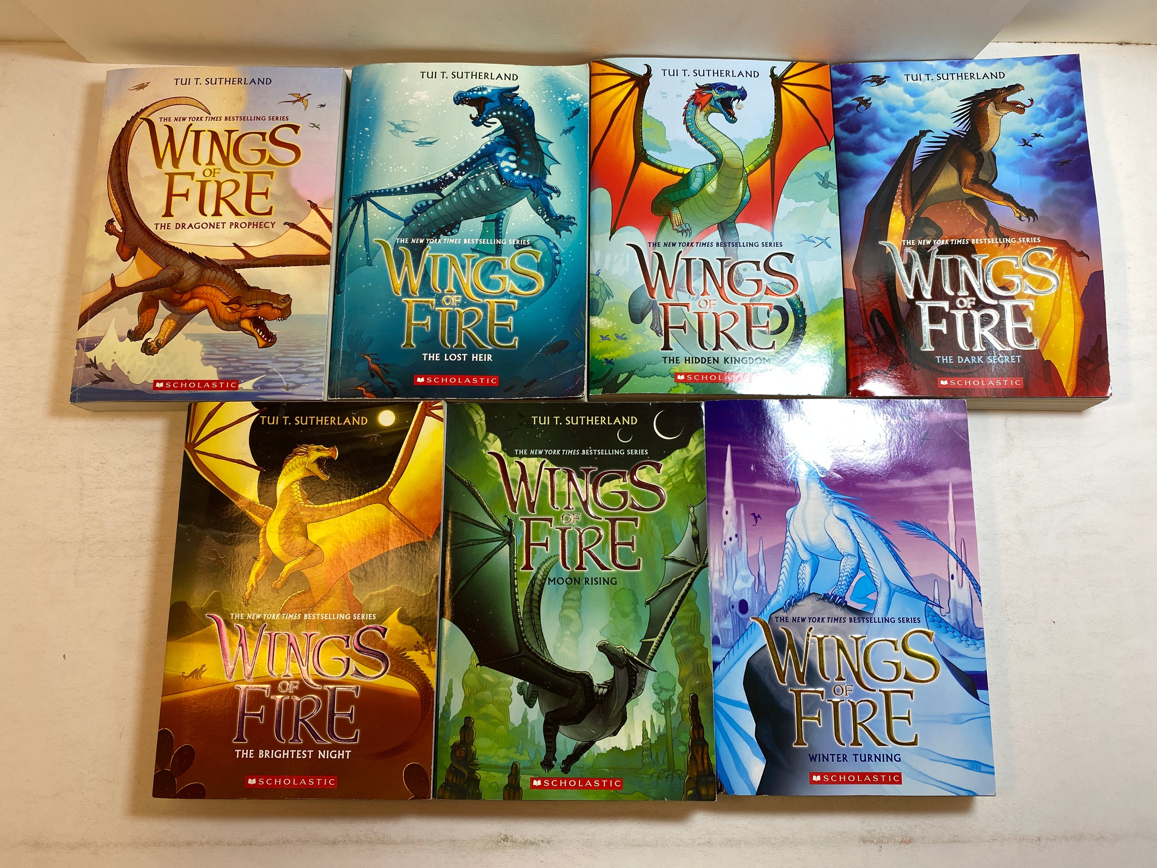 Lot of 7 Wings of Fire Series Sutherland SC 2013-2015