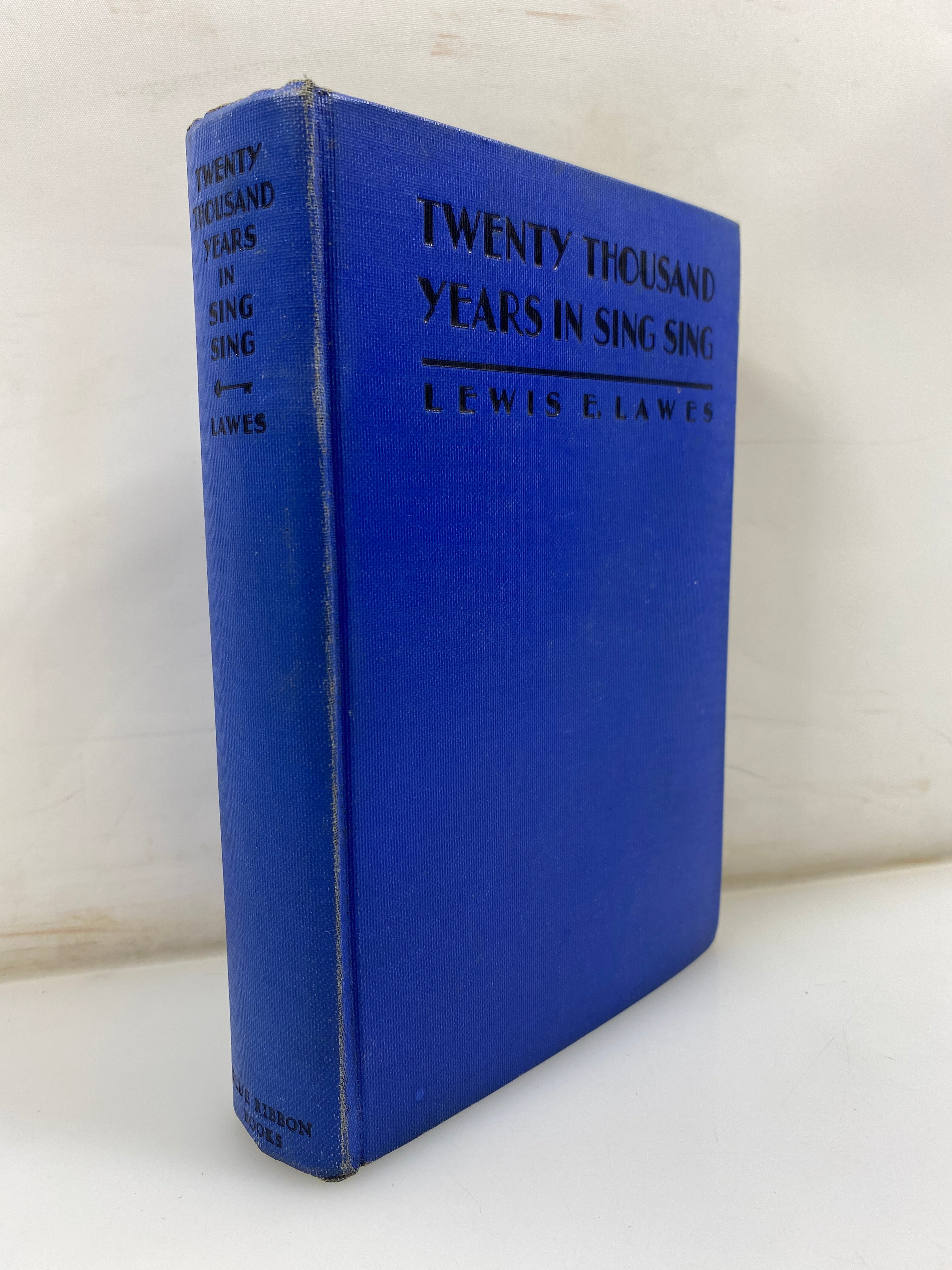 Twenty Thousand Years in Sing Sing by Lawes 1932 HC