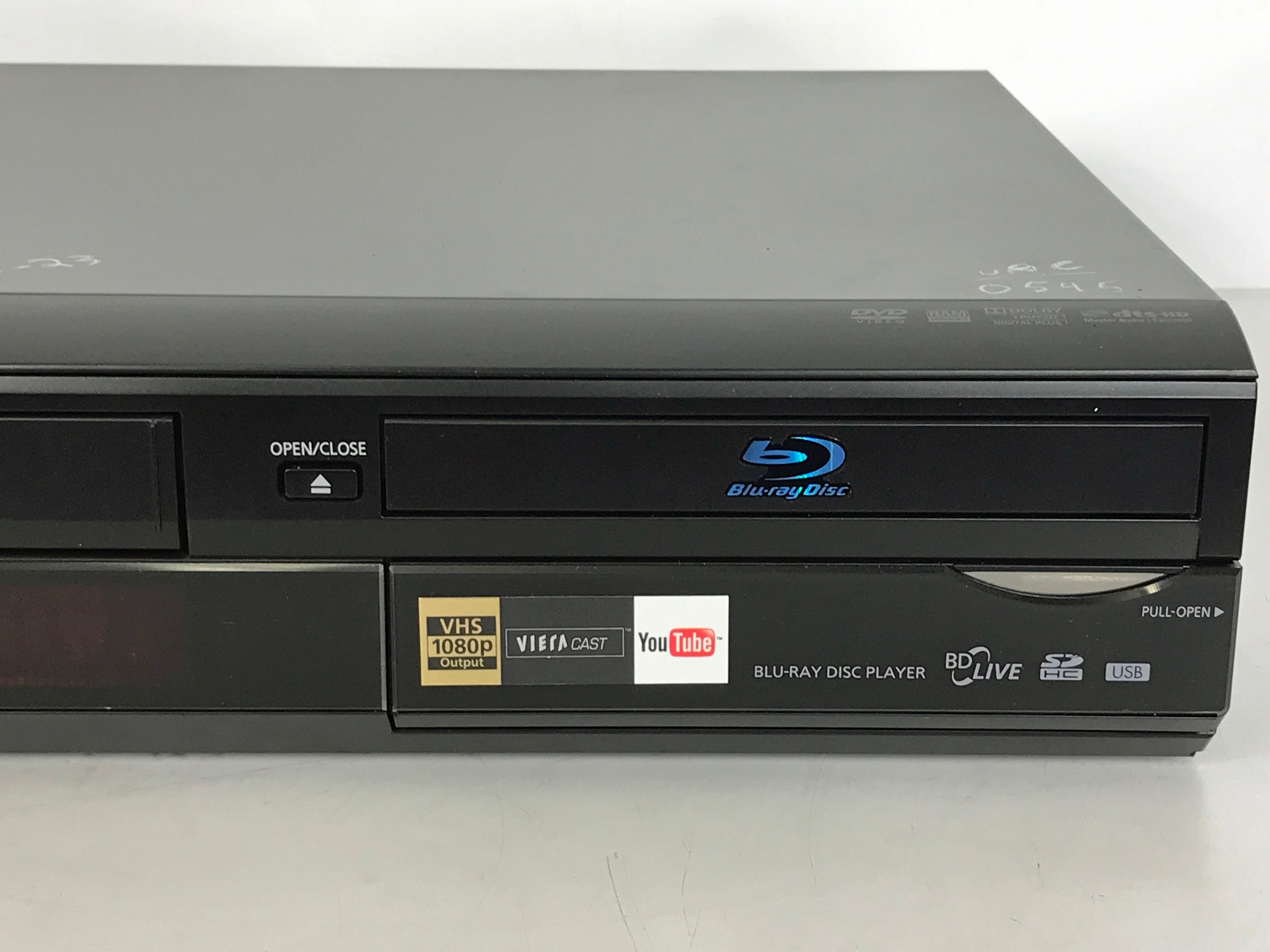 Panasonic DMP-BD70V Blu-ray Disc/VHS Combination Player *VHS H01 Error*