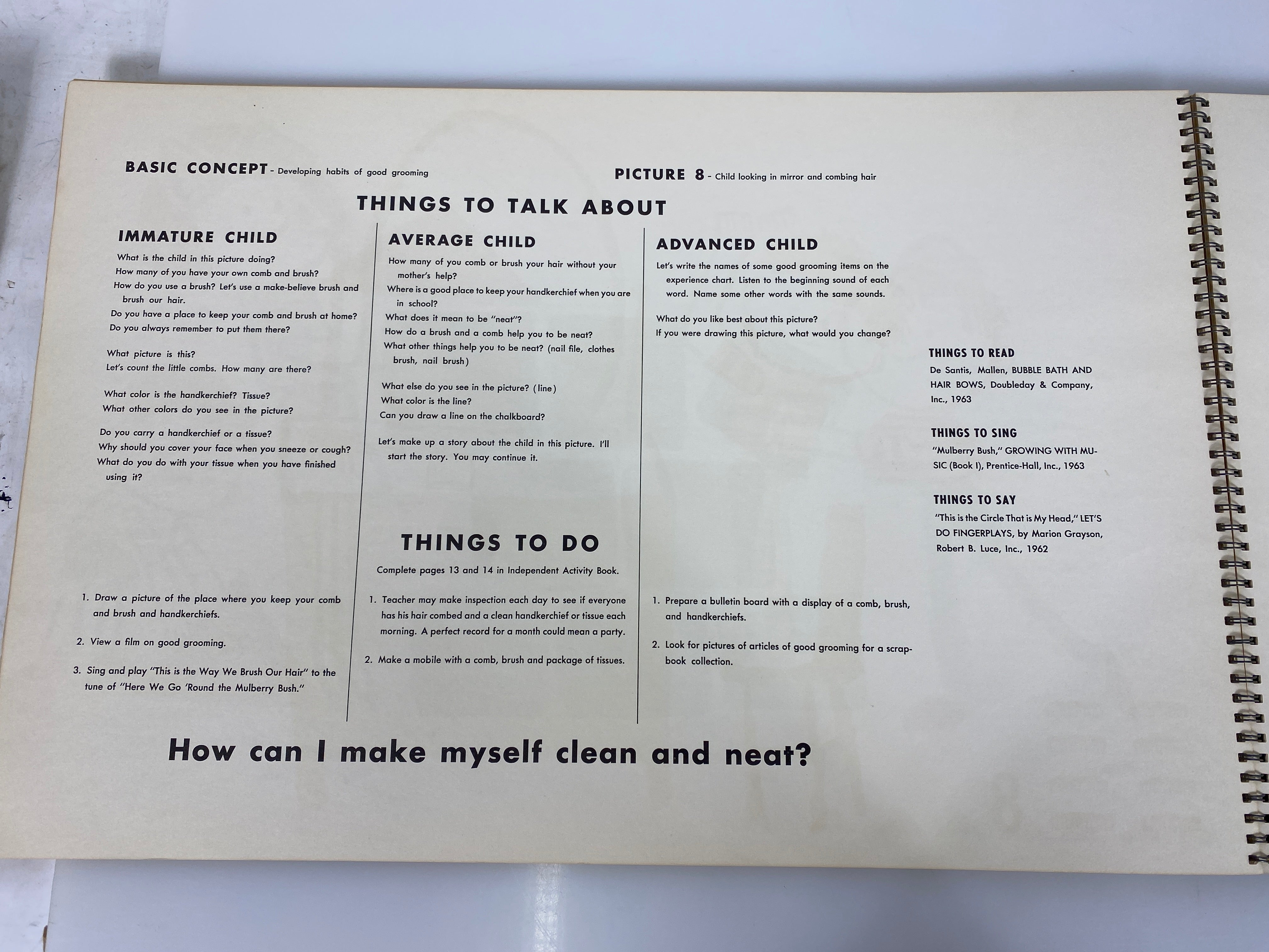 Experiential Development Program for Young Children Large Book 1966