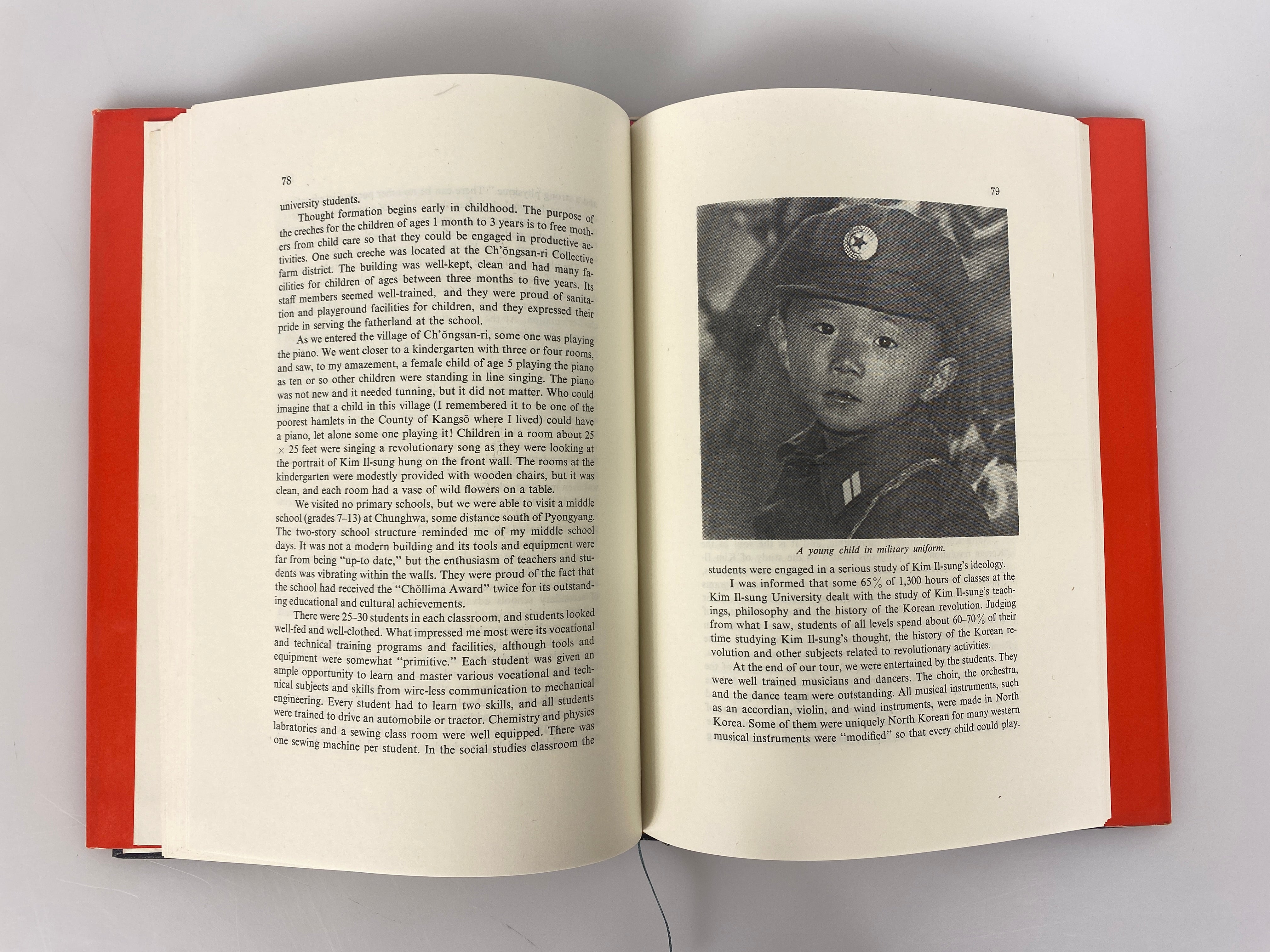 North Korea Her Past Reality & Impression by Andrew Nahm 1978 Rare HC DJ