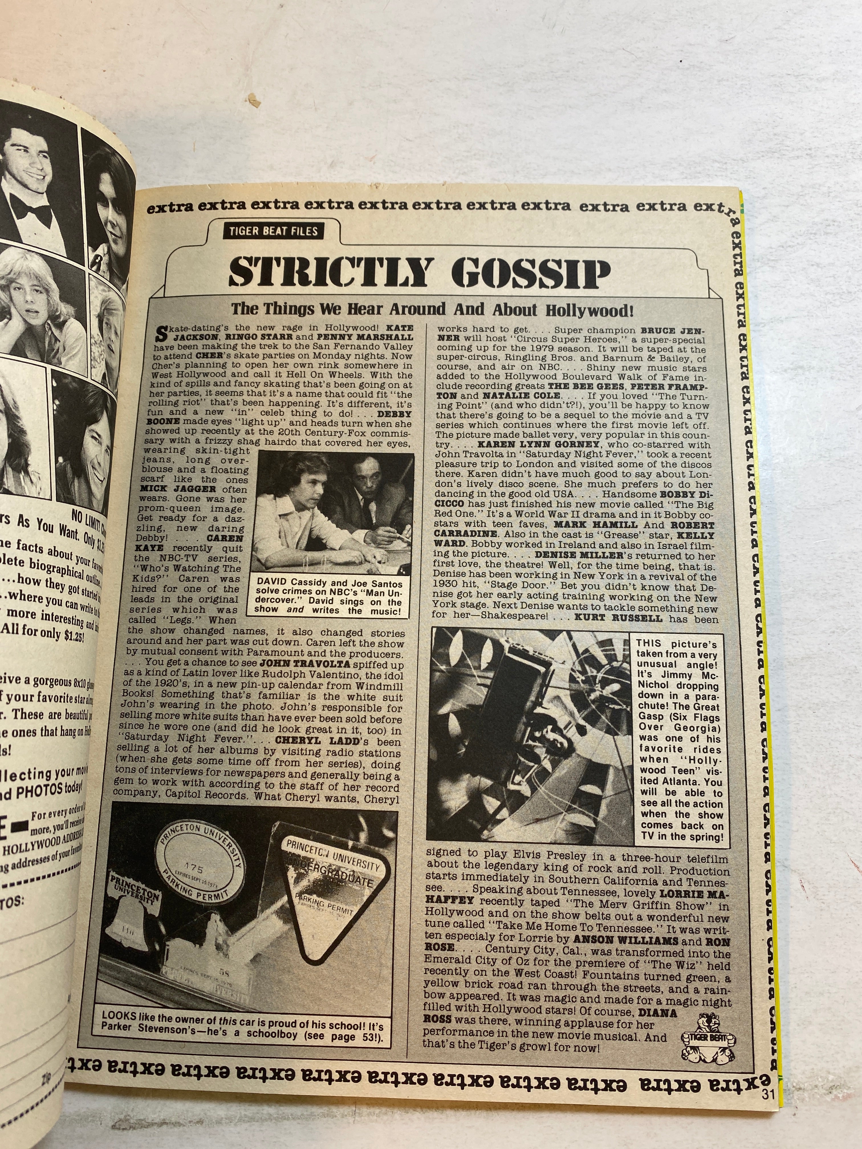 Tiger Beat Magazine January 1979 Cassidy Garrett Baio