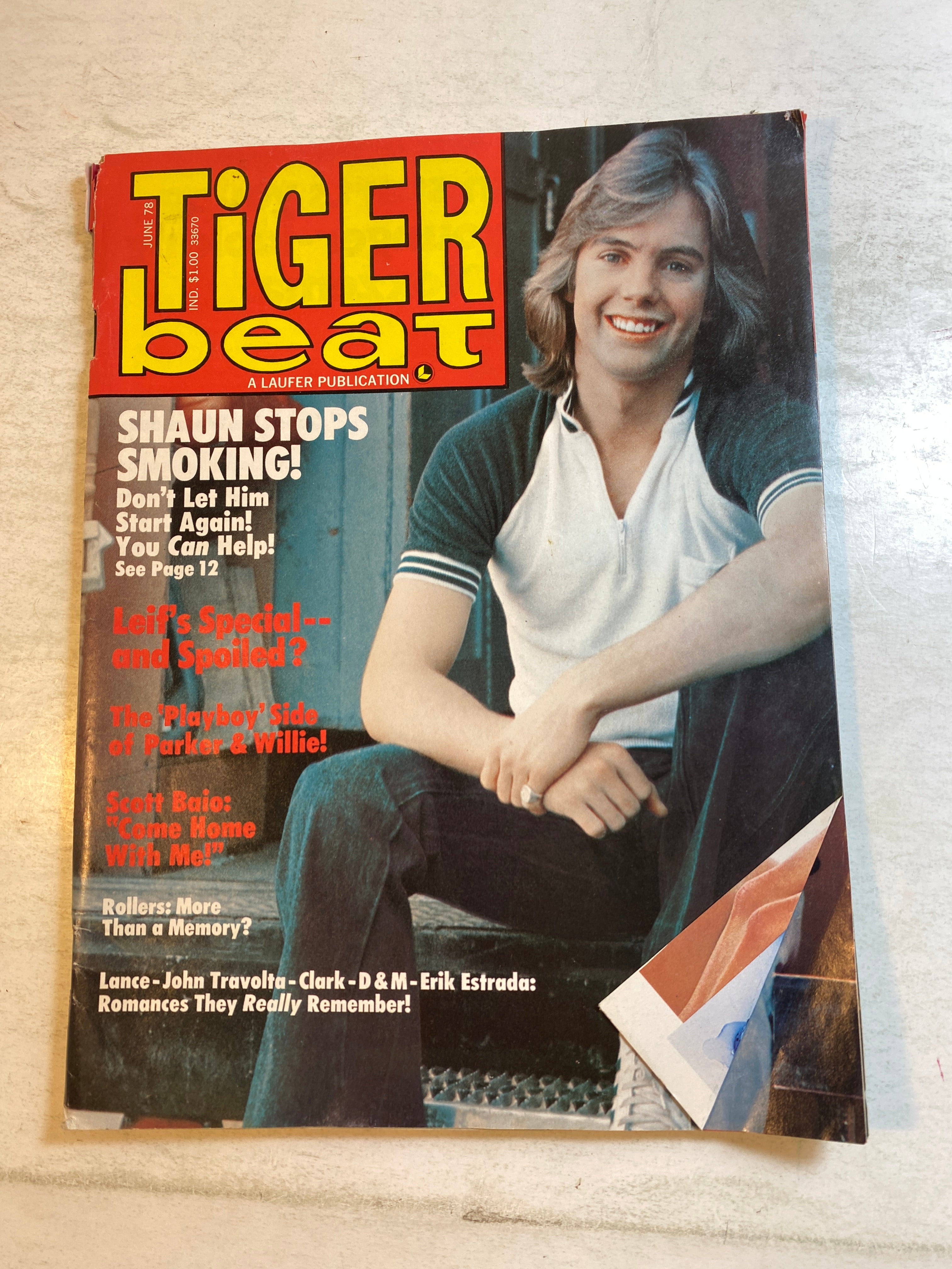 Tiger Beat Magazine June 1978 Shaun Cassidy