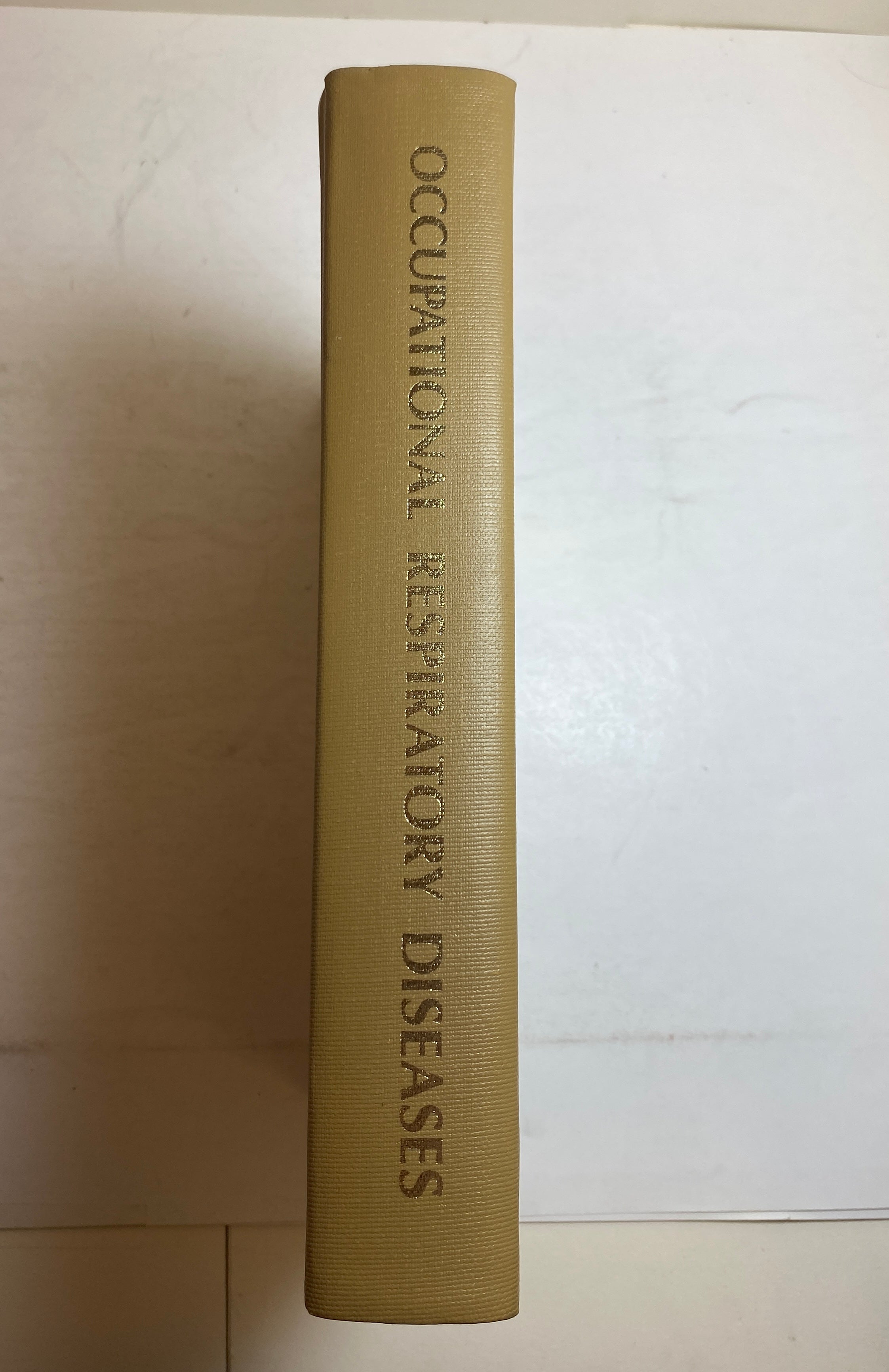 Occupational Respiratory Diseases US Dept of Health & Human Services 1986