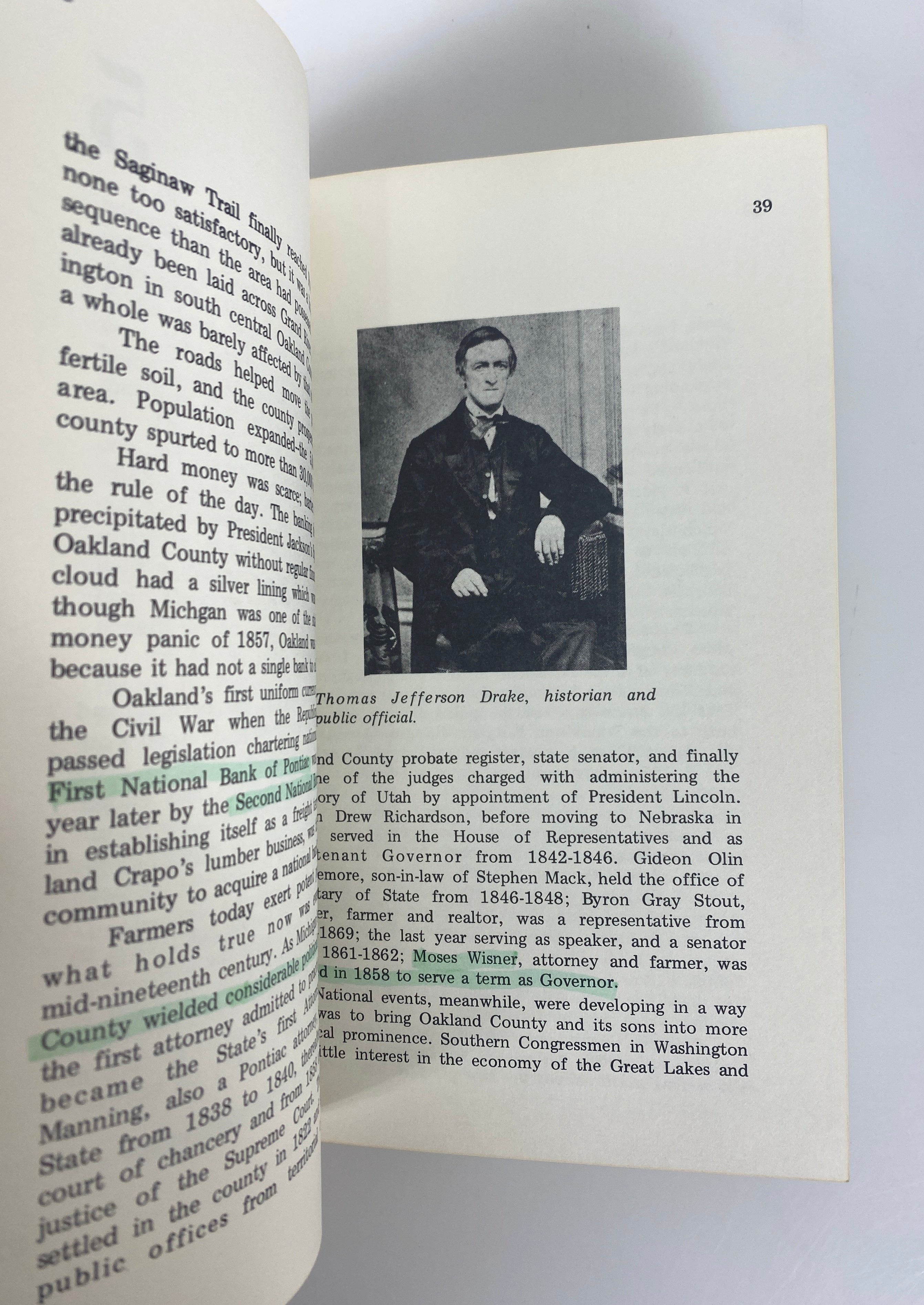 Out of Small Beginnings Bicentennial History of Oakland County MI 1815-1976 SC